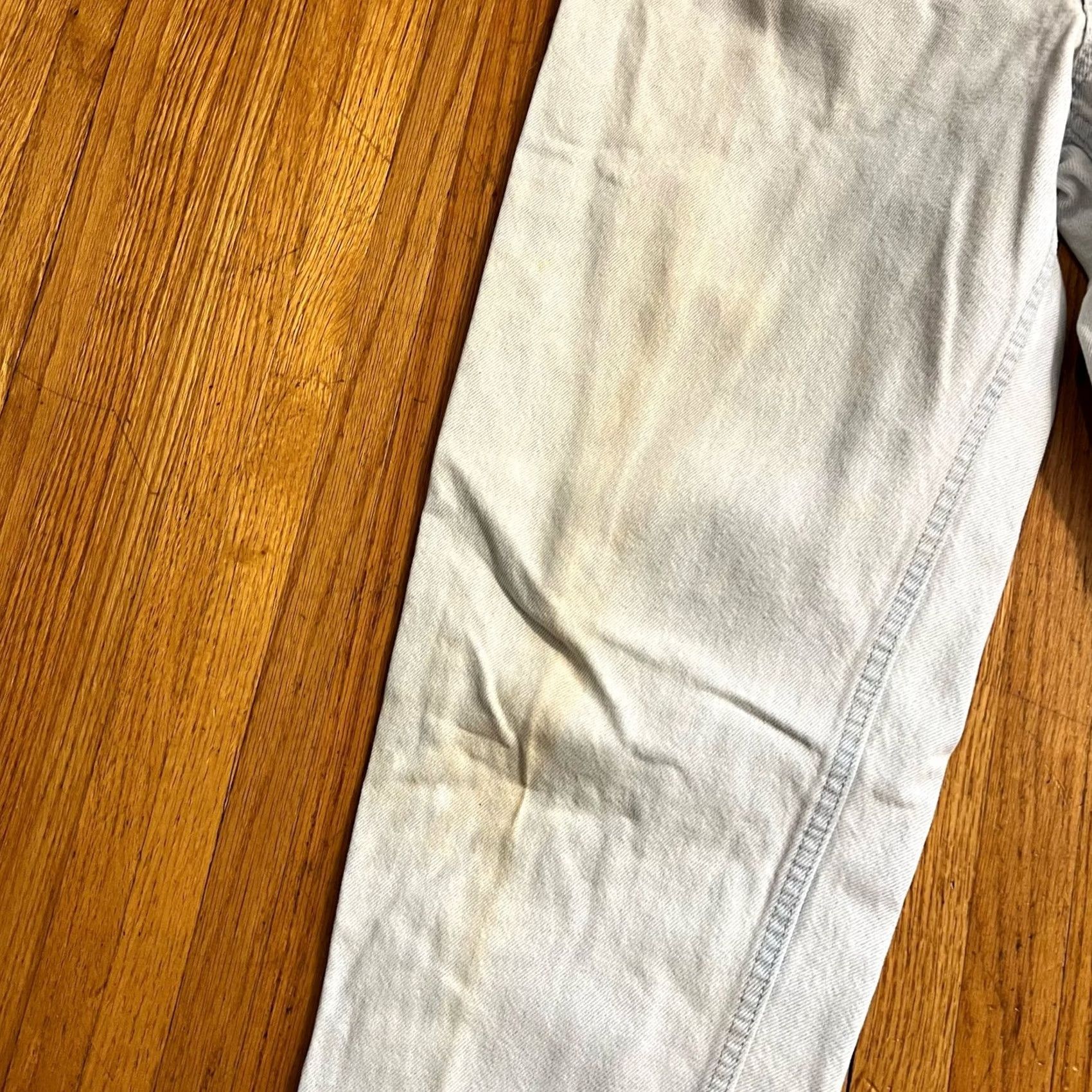 Levi's VINTAGE Levi’s Jea ns Mens 36 X32 Light Wash 550 Orange Tab Distressed Straight Jeans 34x30.5 Mens Size US 36 / EU 52 - 2 Thumbnail