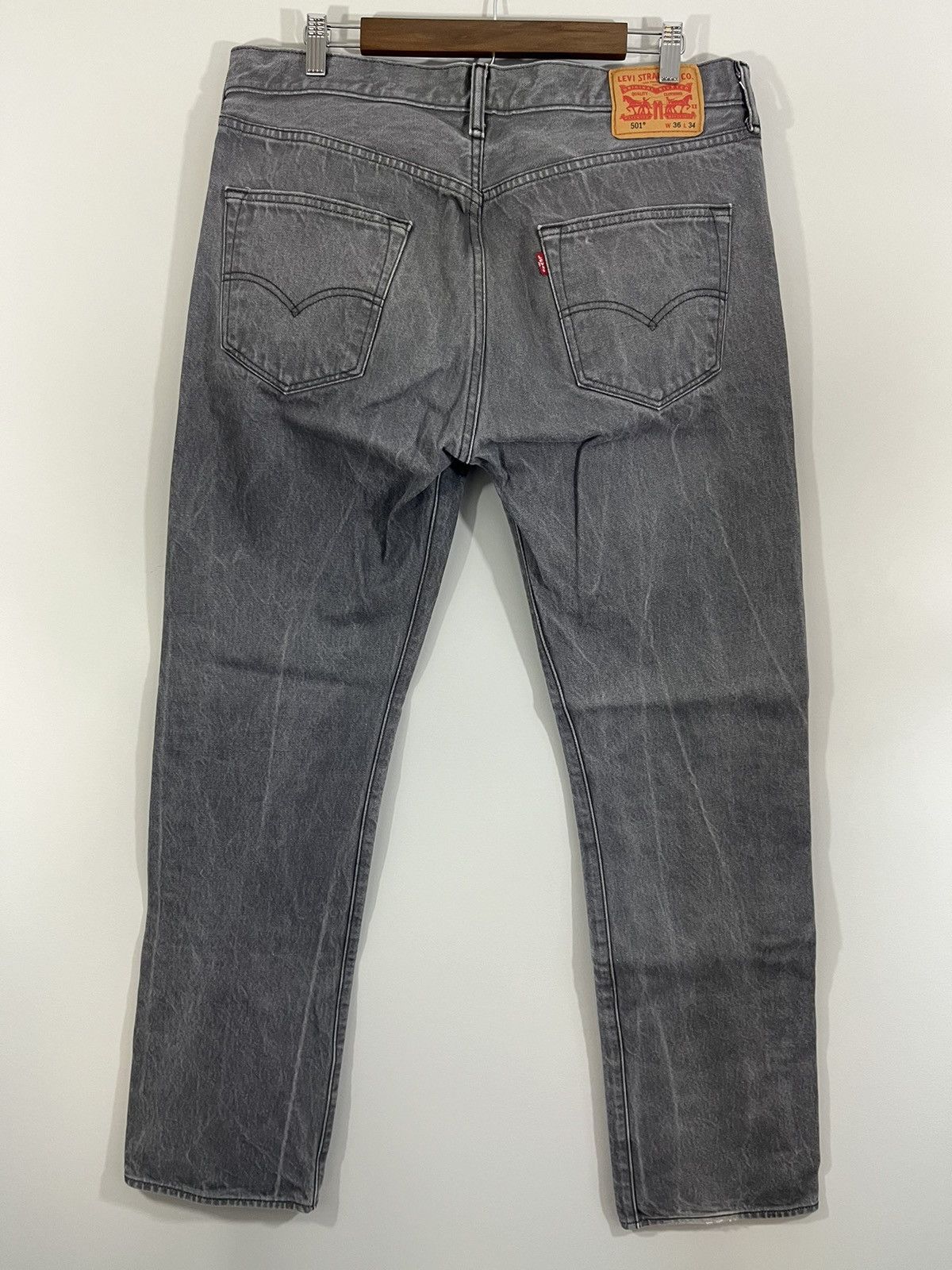 Levi's × Vintage Levi 501 Faded Distressed Jeans Size US 38 / EU 54 - 11 Thumbnail