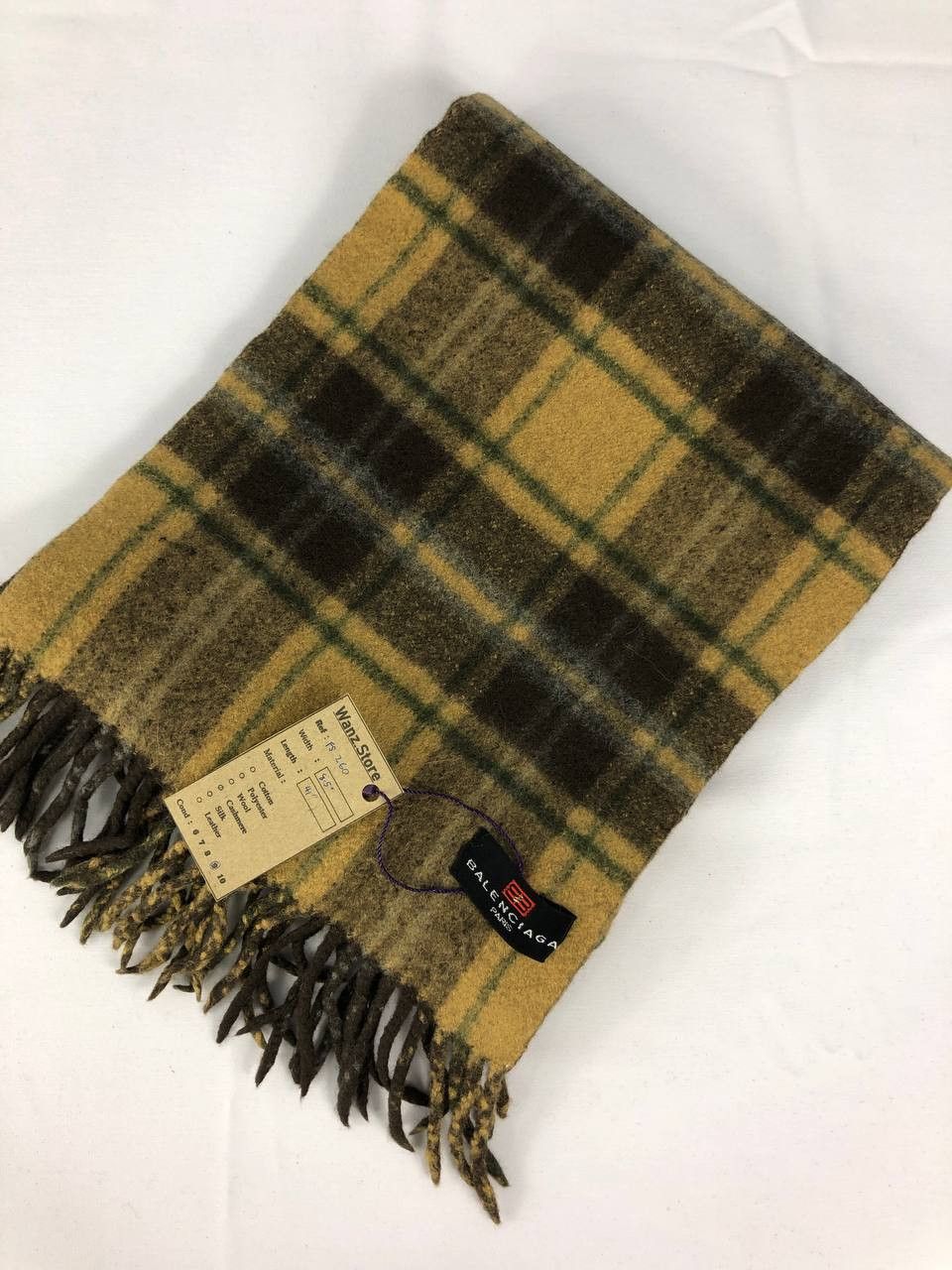 Vintage Balenciaga Scarf / Muffler / Neckwear FS260 Size ONE SIZE - 3 Thumbnail