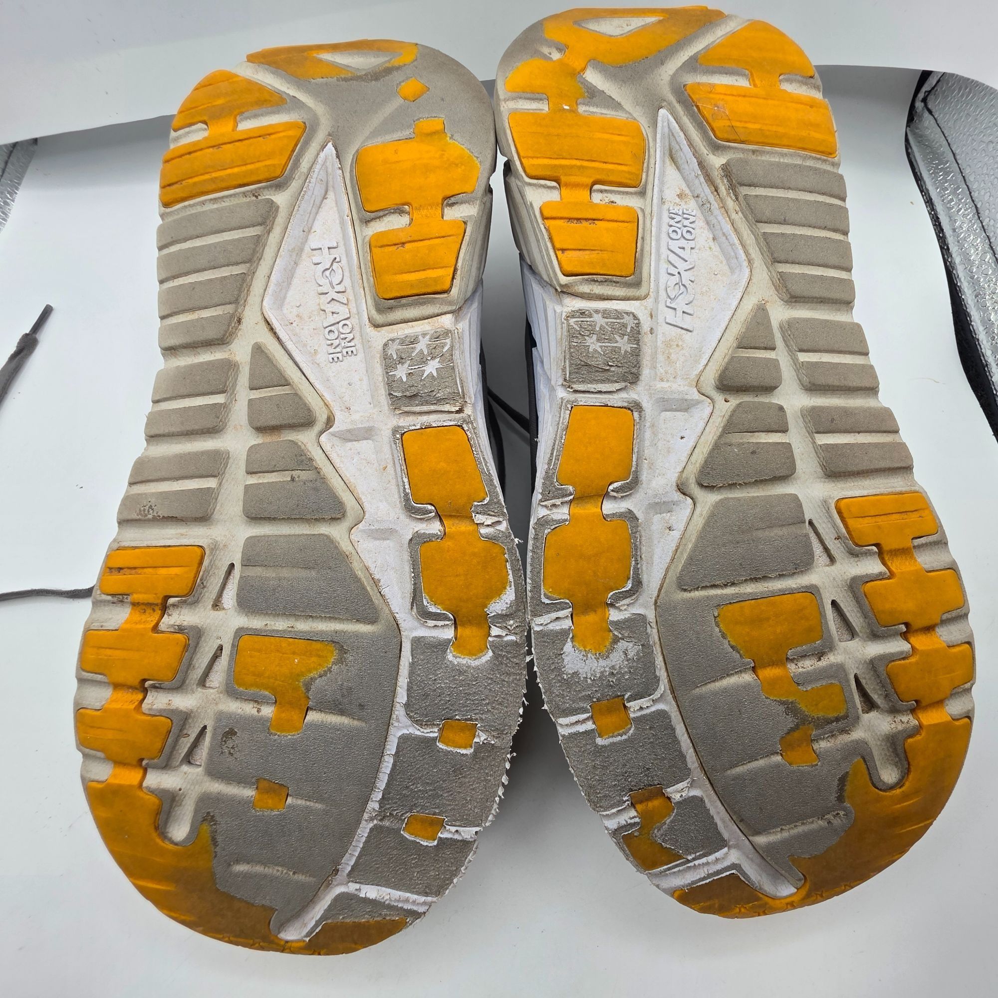Hoka Hoka One One Gaviota 3 Mens Size 10.5 Gray Yellow Running At Size US 10.5 / EU 43-44 - 8 Thumbnail