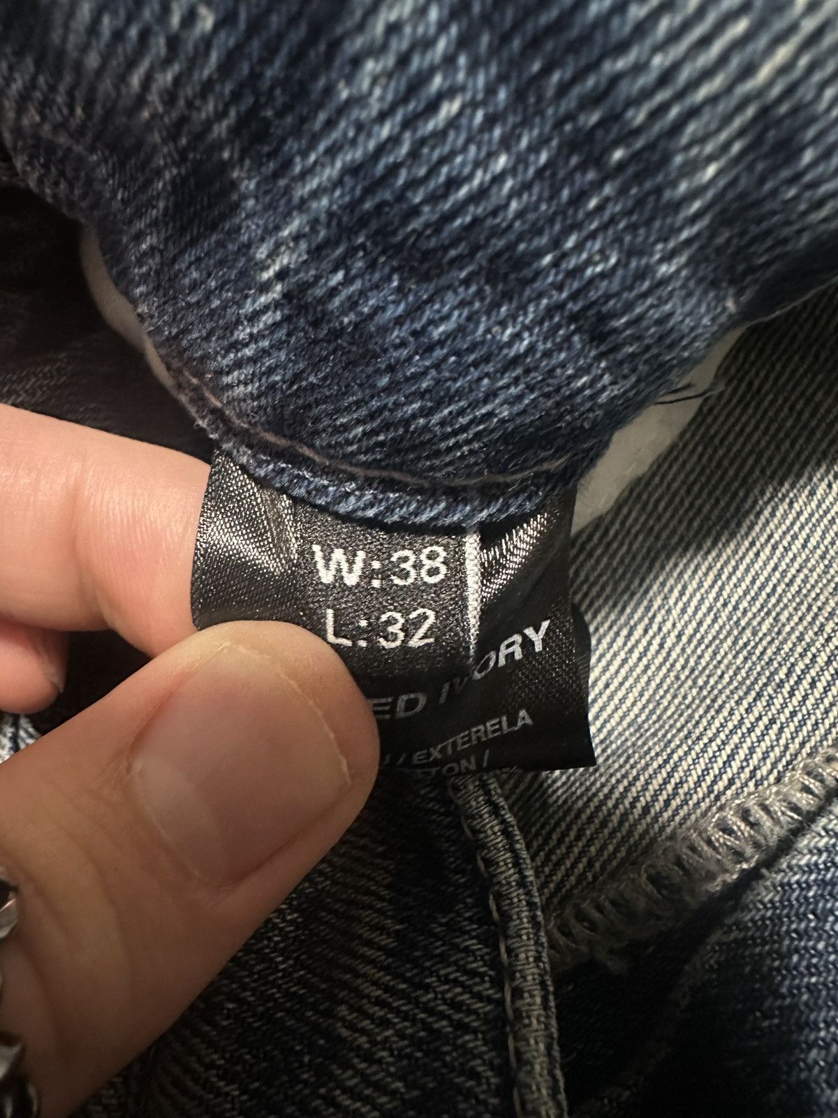 Pearled Ivory Pearled Ivory Jeans Light Wash Indigo Size US 38 / EU 54 - 6 Thumbnail