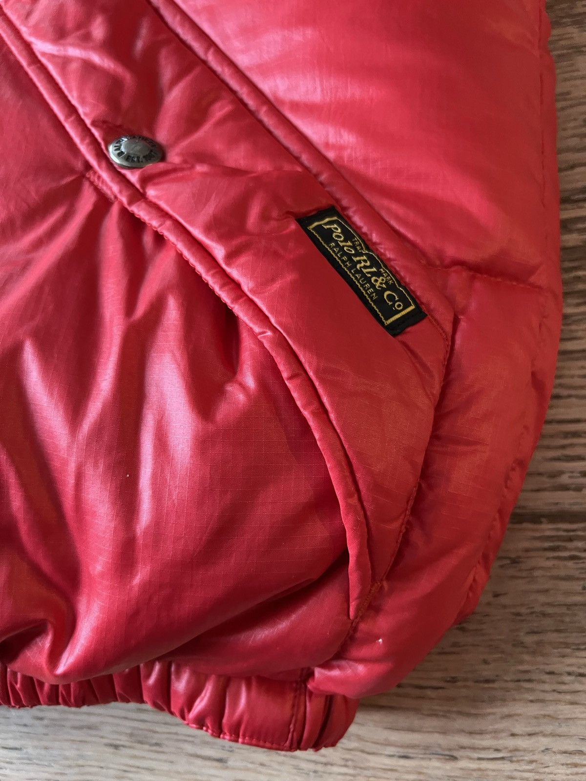 Polo Ralph Lauren × Vintage Vintage 90s Polo Ralph Lauren Puff Vest Hood Rap Y2K Rare Size US XL / EU 56 / 4 - 6 Thumbnail