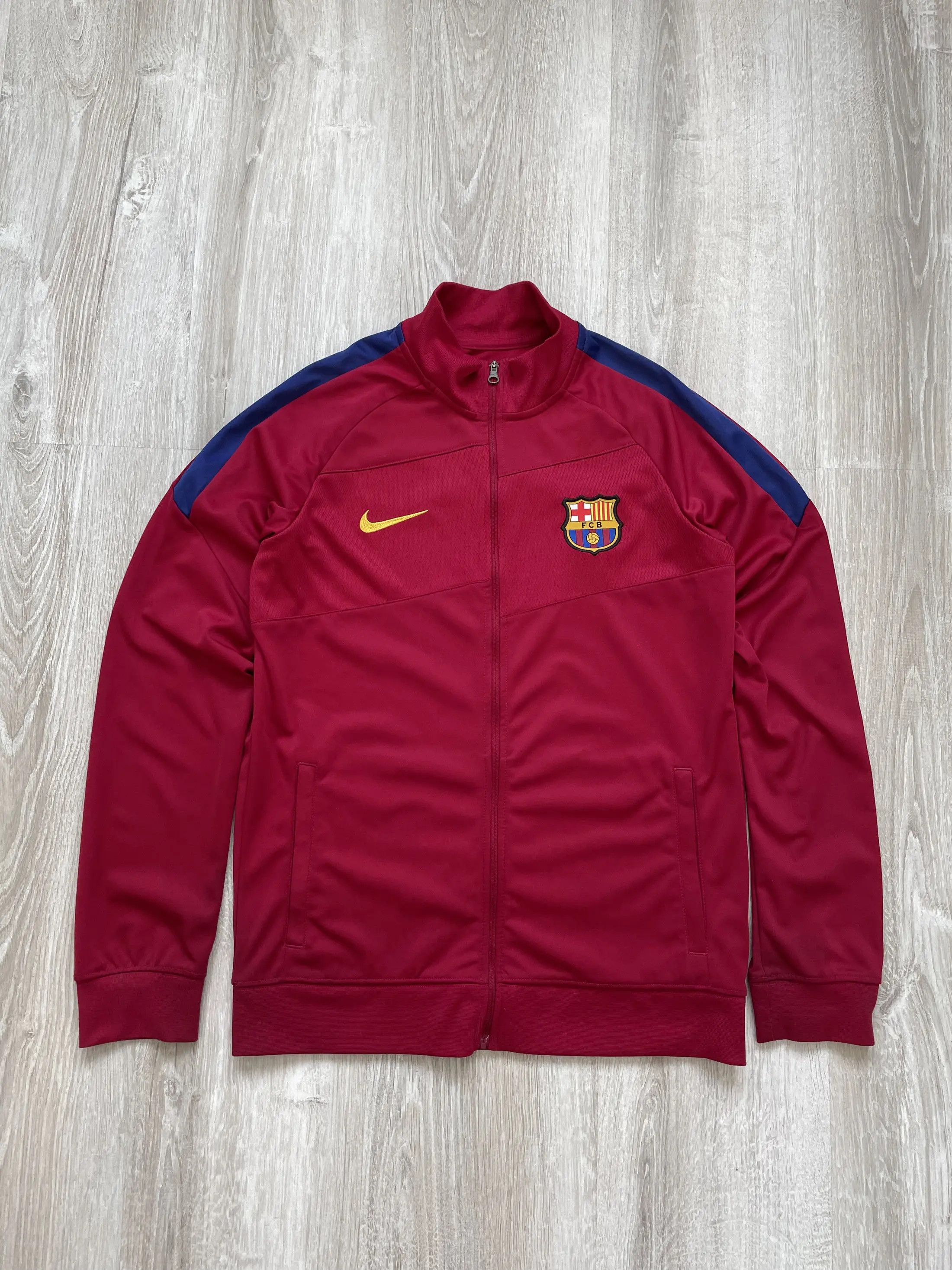 Nike Vintage Y2K Nike Barcelona Soccer Track Jacket Size US S / EU 44-46 / 1 - 1 Thumbnail