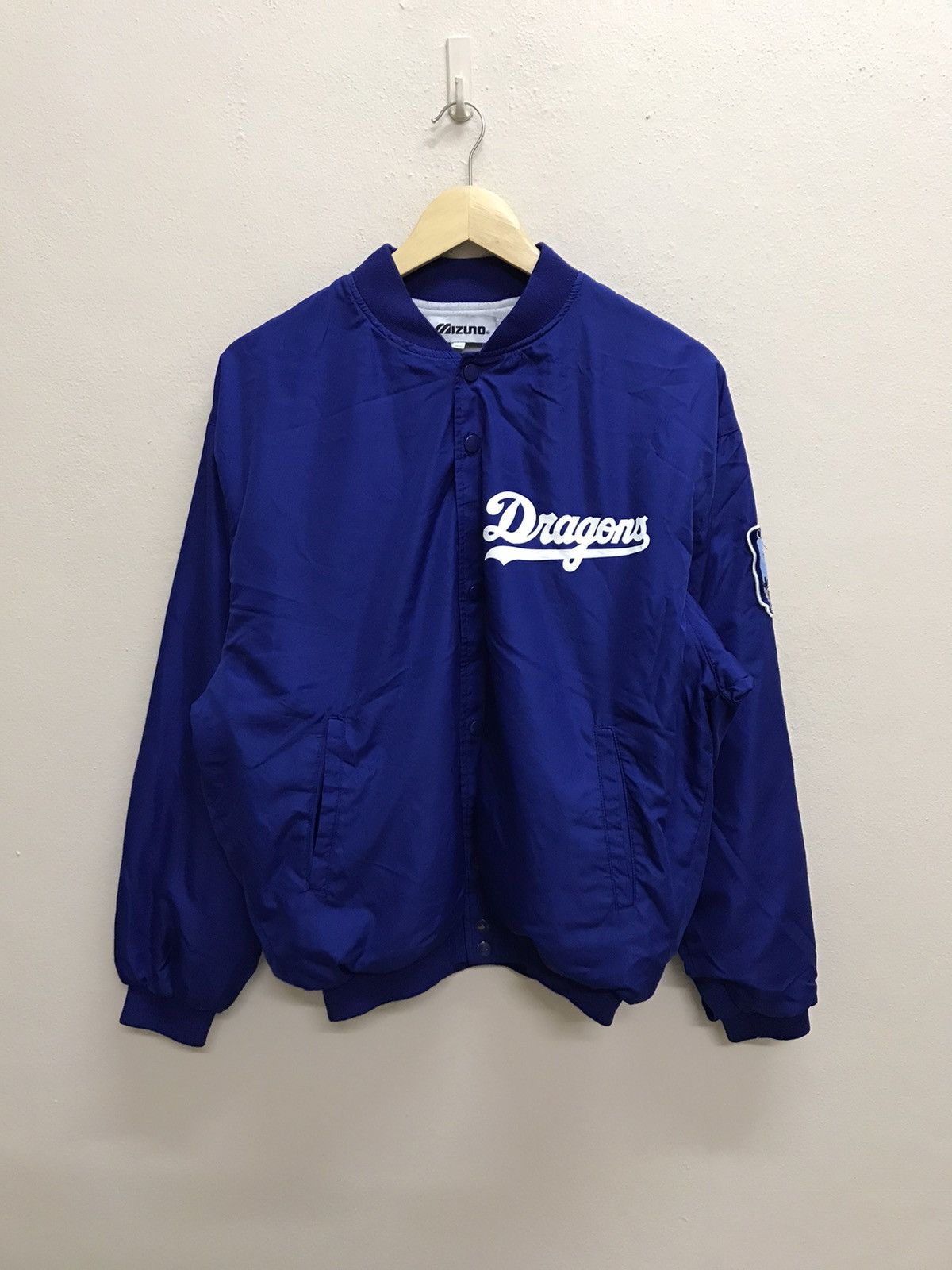 Vintage 90s Mizuno X Dragon Baseball MLB Bomber Jacket
