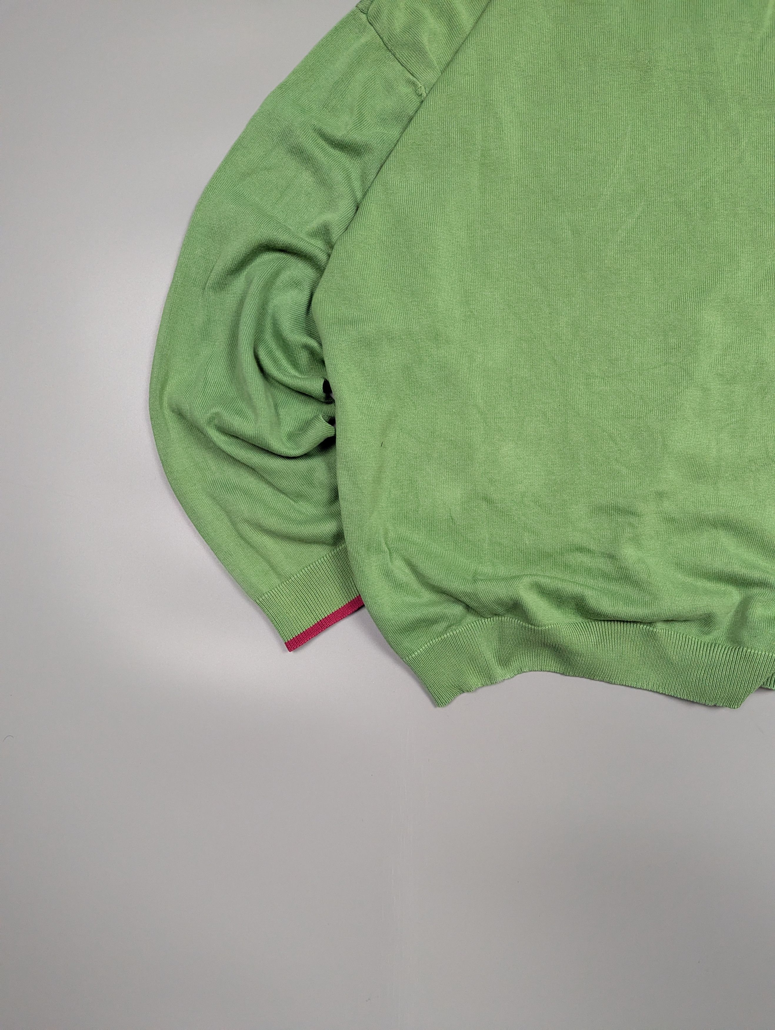 Lacoste Classic Lacoste Vintage Tennis Sweater Moss Green Size XXL / US 16-18 / IT 52-54 - 16 Thumbnail
