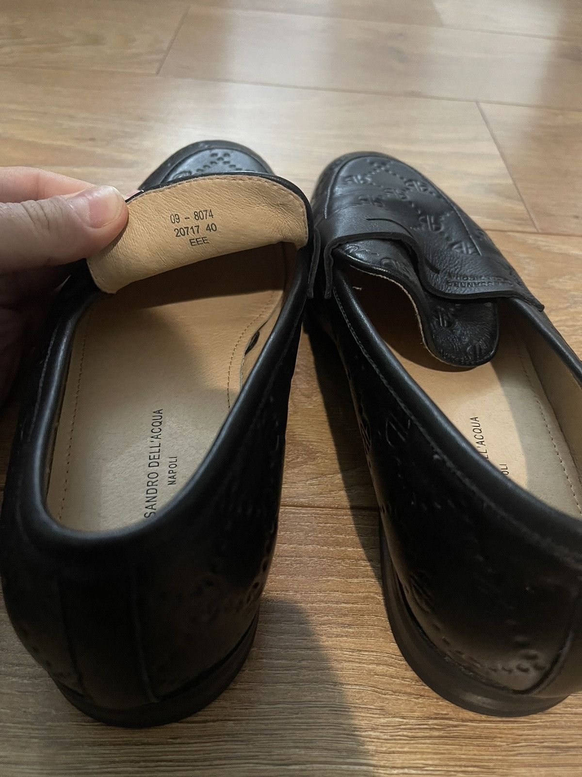 Alessandro Dell'acqua Alessandro Dell’Acqua Leather Loafers – Black Size US 8 / EU 41 - 5 Thumbnail