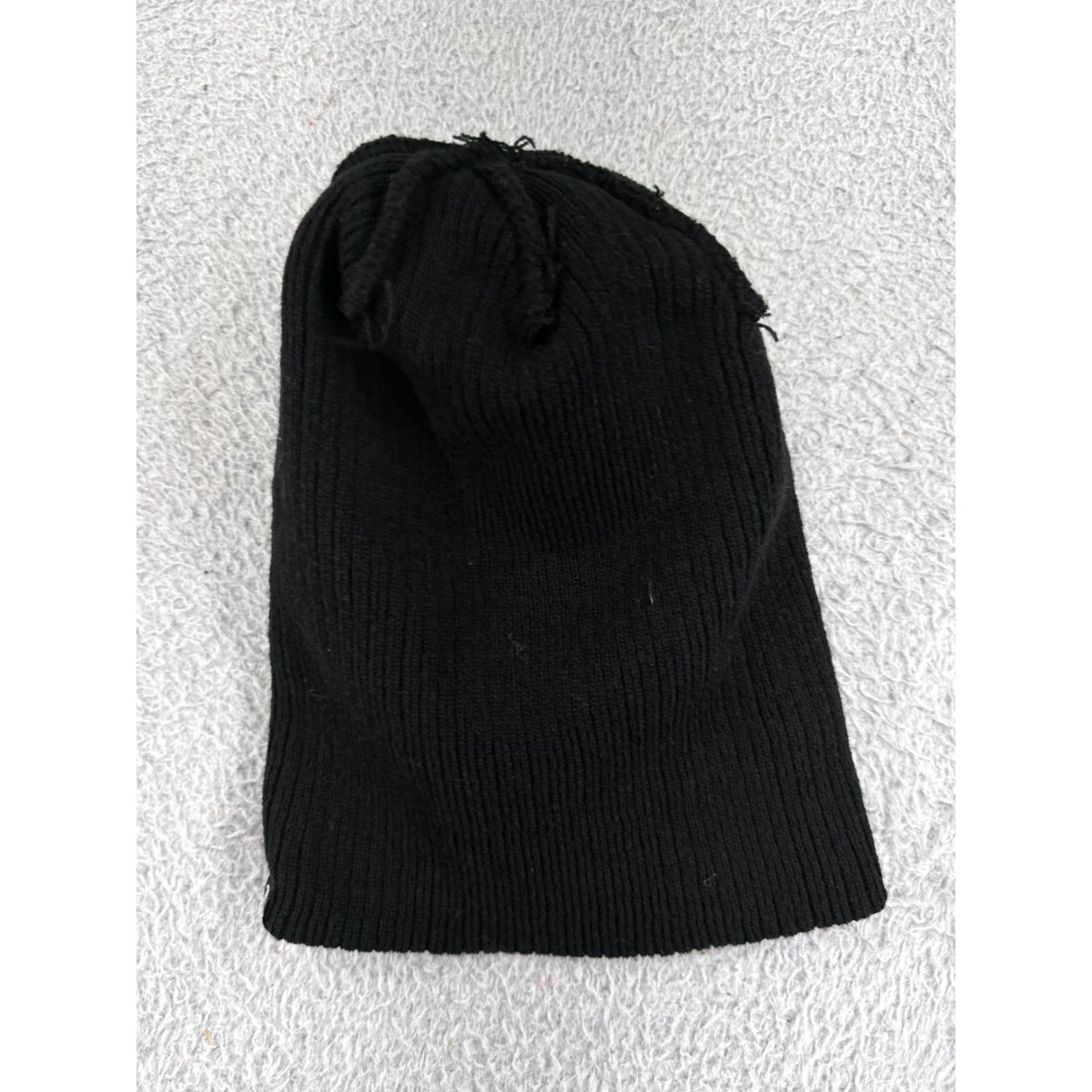 Champion Champion Beanie Adult One Size Black Yellow Knit 100% Acrylic Pom Ski Winter Mens Beanie Size ONE SIZE - 5 Thumbnail