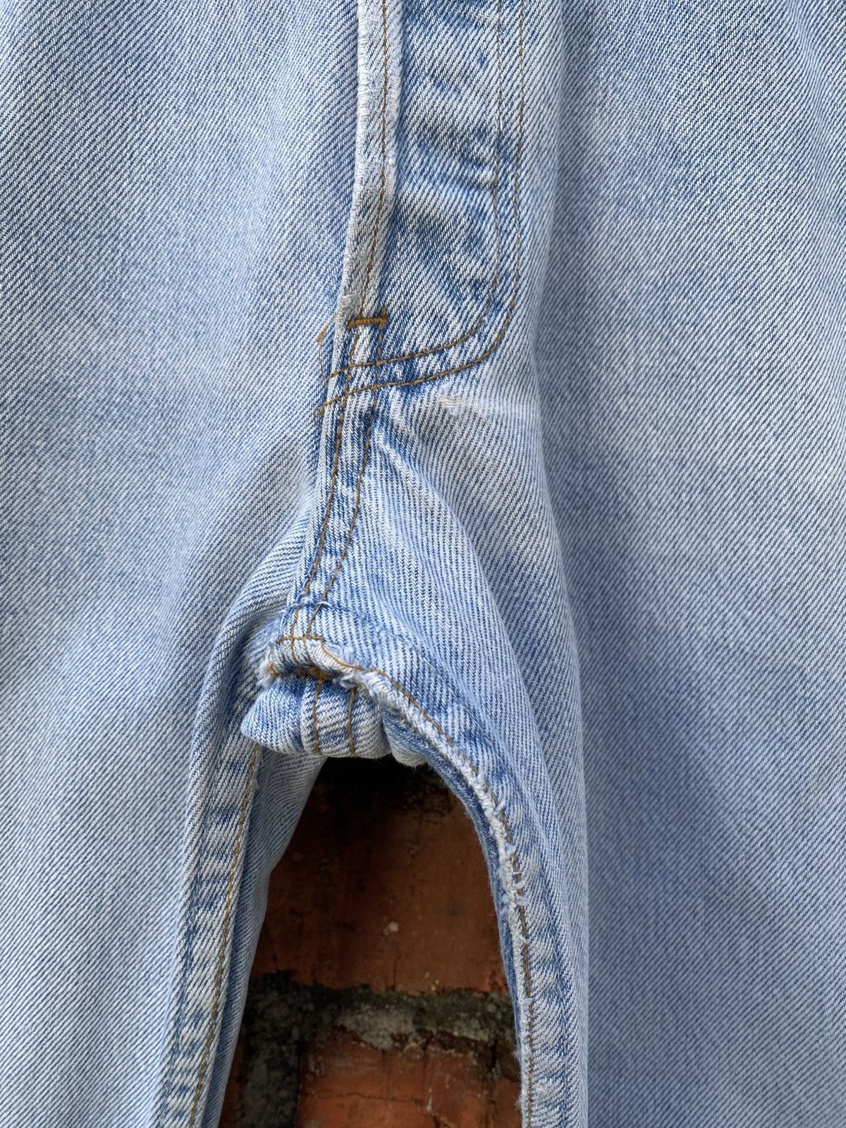Levi's Vintage Clothing × Vintage W32x31.5 Vinatge levi's 501 made in USA faded 90s distressed Size US 32 / EU 48 - 5 Thumbnail