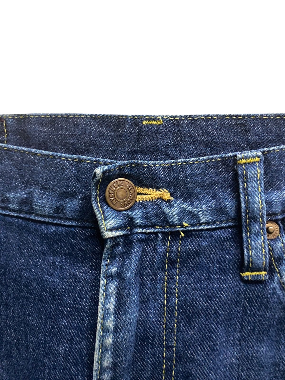 Hysteric Glamour Vintage Japanese Brand Hysteric Glamour Denim Skirt 1990s Size 24" / US 00 / IT 34 - 7 Thumbnail