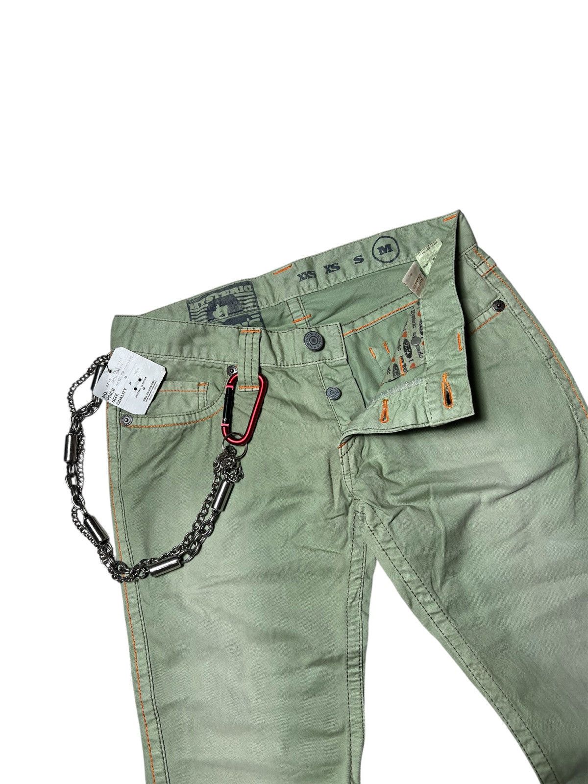 Hysteric Glamour Hysteric Glamour Button Washed Clawn Mark Flared Pants Size US 30 / EU 46 - 6 Thumbnail