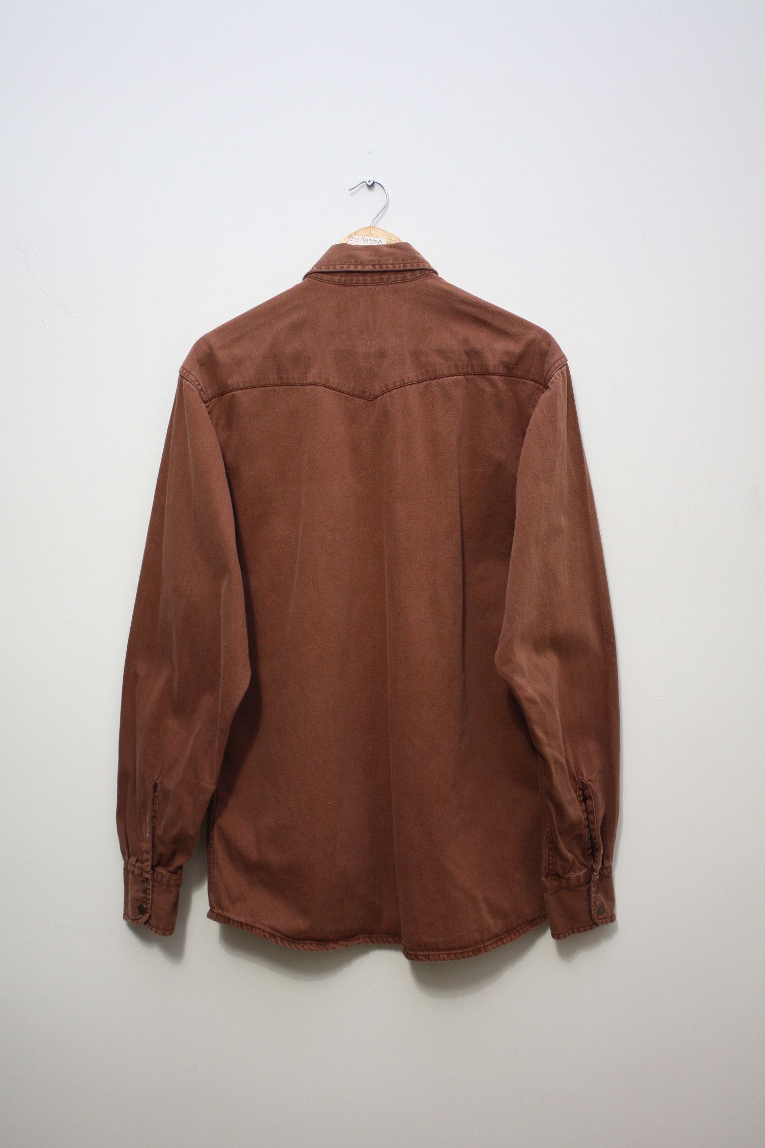 Levi's Levi's Vintage Brick Orange L/S Shirt Size US L / EU 52-54 / 3 - 3 Thumbnail