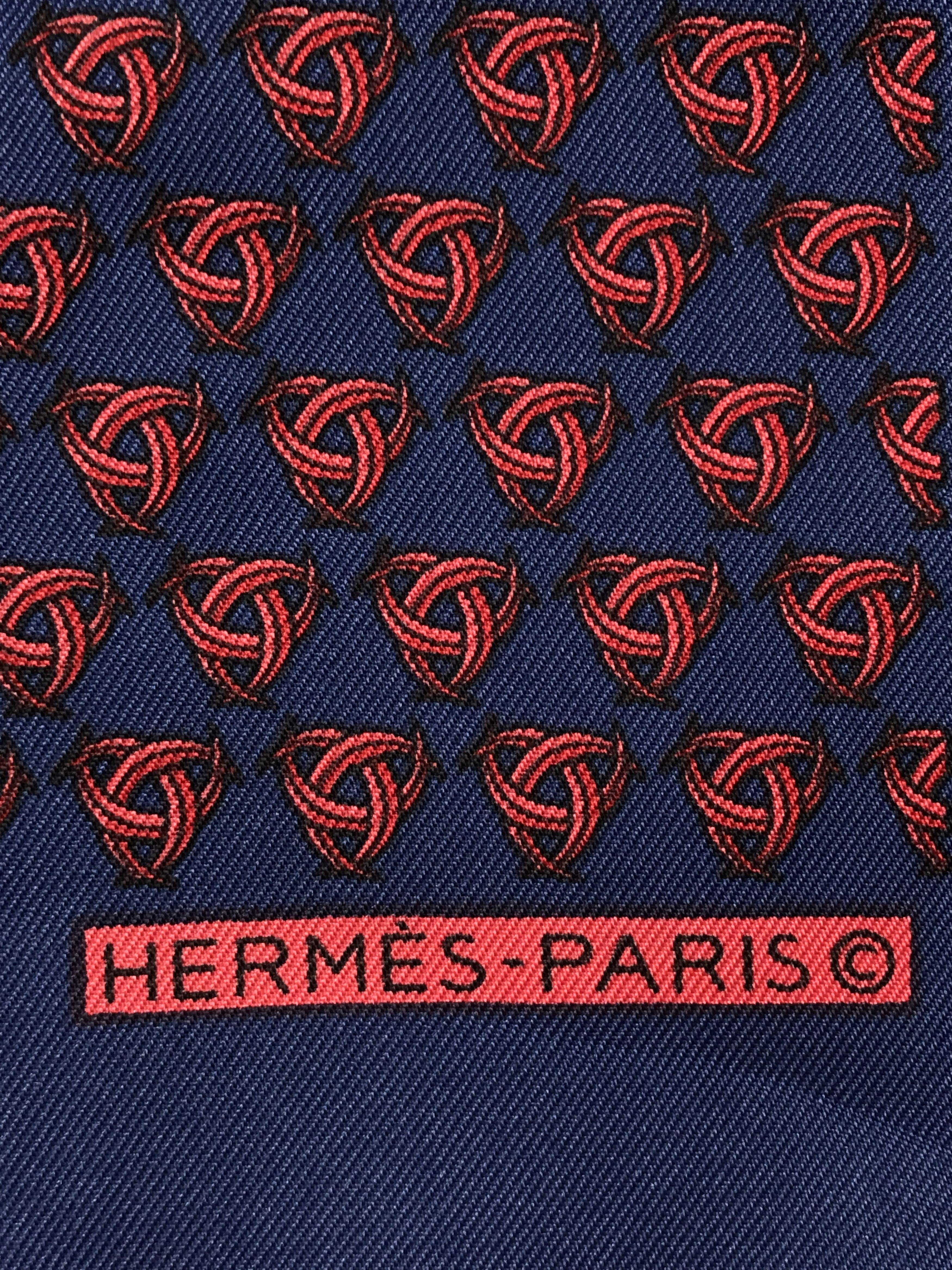 Hermes × Vintage Vintage Hermes Bandana Neckerchief Handkerchief Size ONE SIZE - 7 Thumbnail