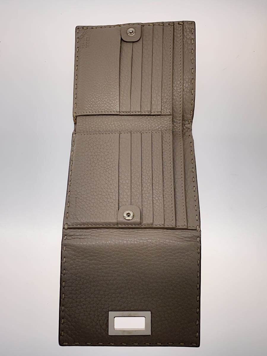 Fendi Selleria Peekaboo Leather Bi-Fold Wallet