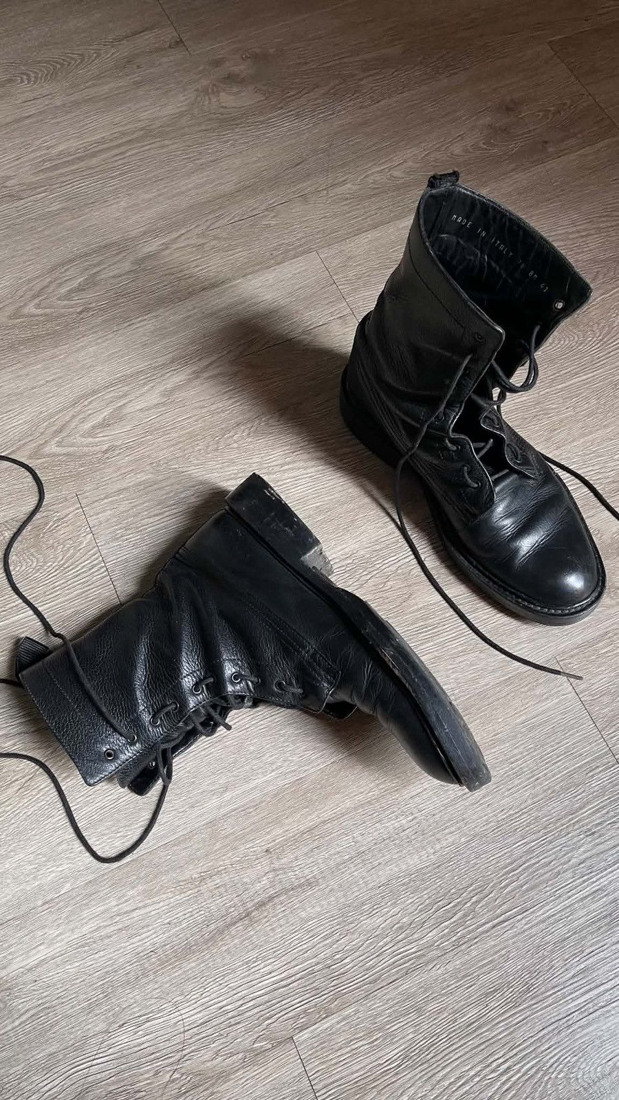 Dior DIOR HOMME AW07 "Navigate" COMBAT BOOTS BY HEDI SLIMANE Size US 8.5 / EU 41-42 - 6 Thumbnail