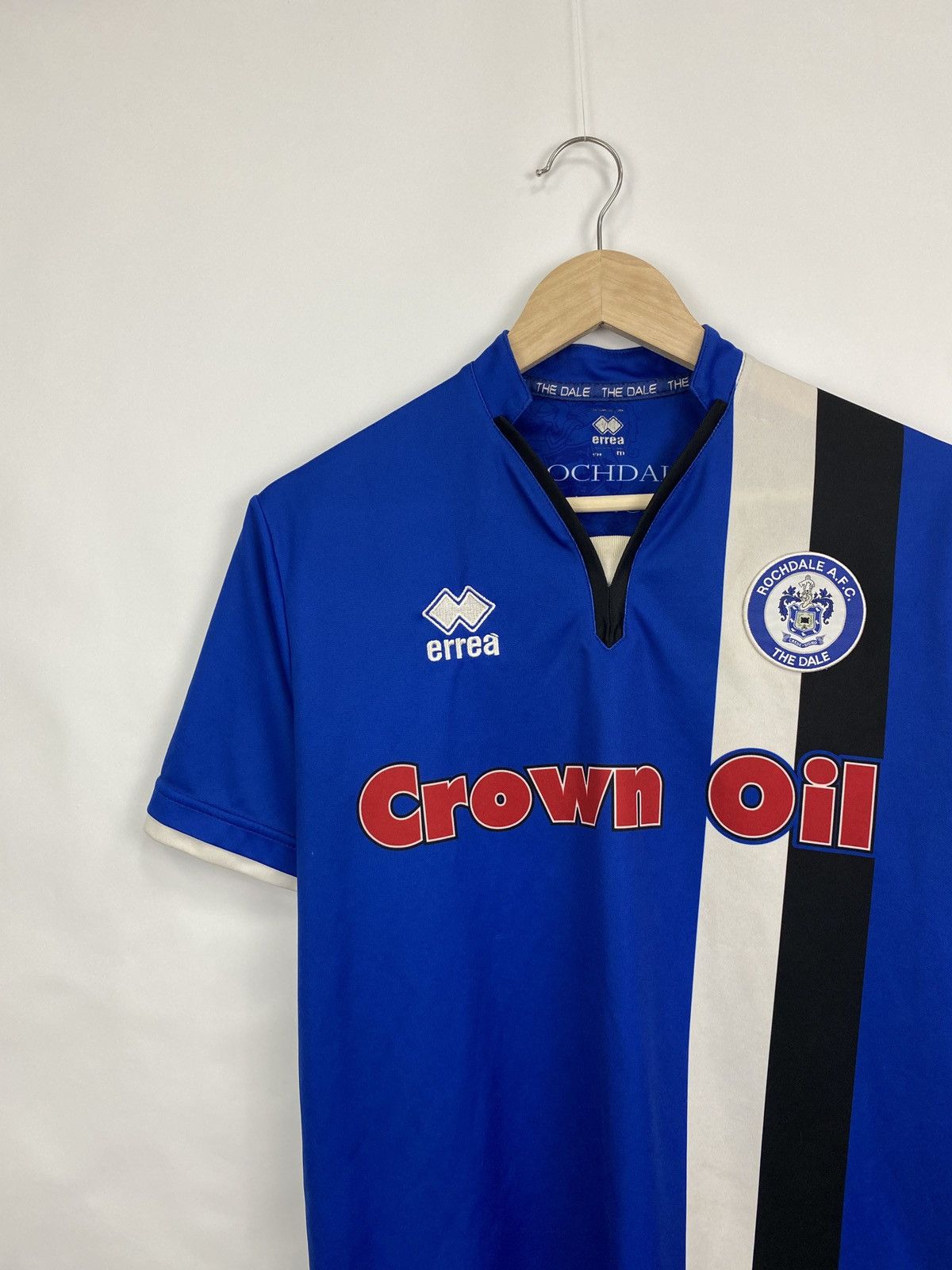 Errea 🏴󠁧󠁢󠁥󠁮󠁧󠁿 Vintage Y2K Rochdale Soccer Jersey T-Shirt Rare Retro Hype Size US M / EU 48-50 / 2 - 2 Thumbnail