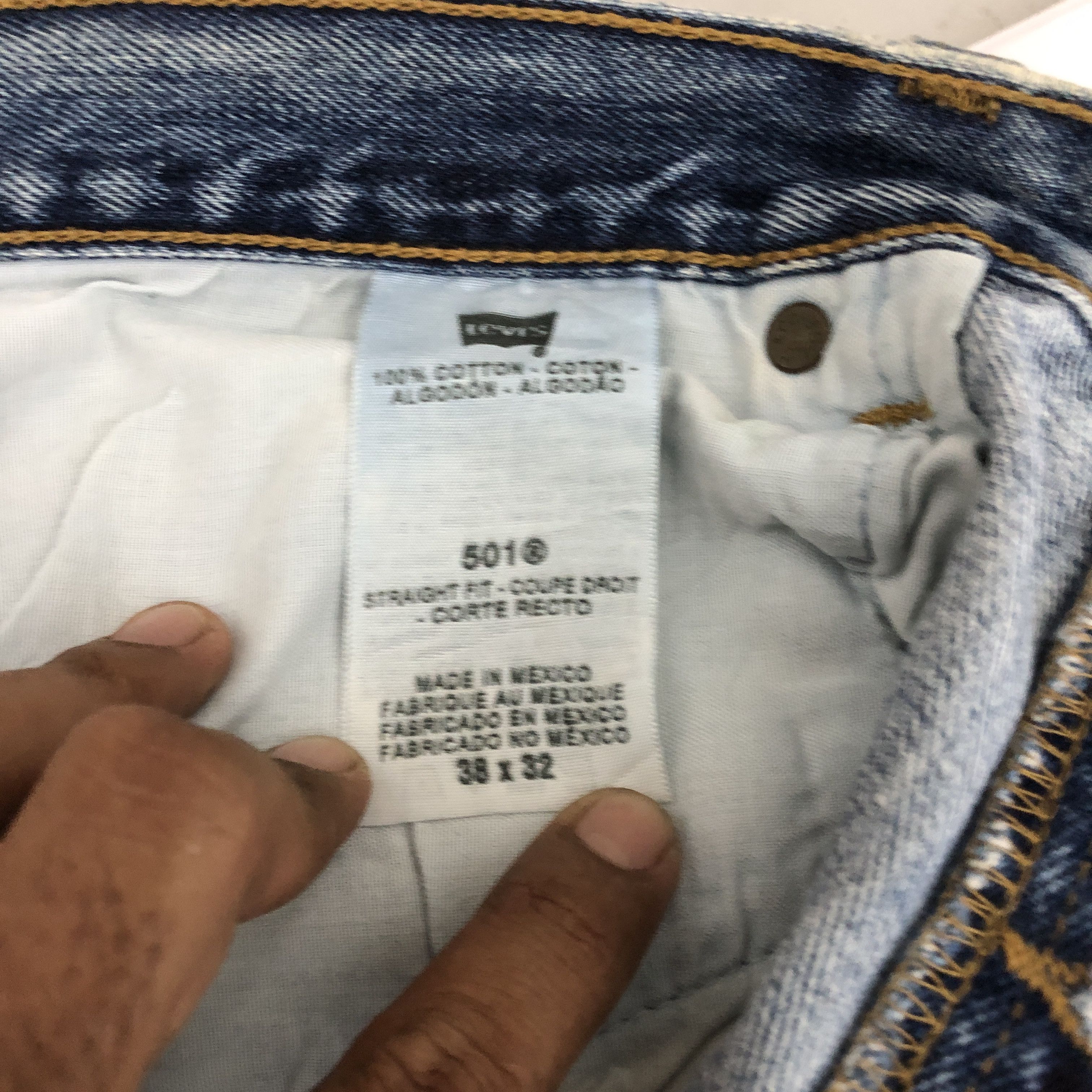 Levi's Vintage Y2K Levis 501 Jeans Levi's Faded Stone Wash Denim Size US 36 / EU 52 - 8 Thumbnail
