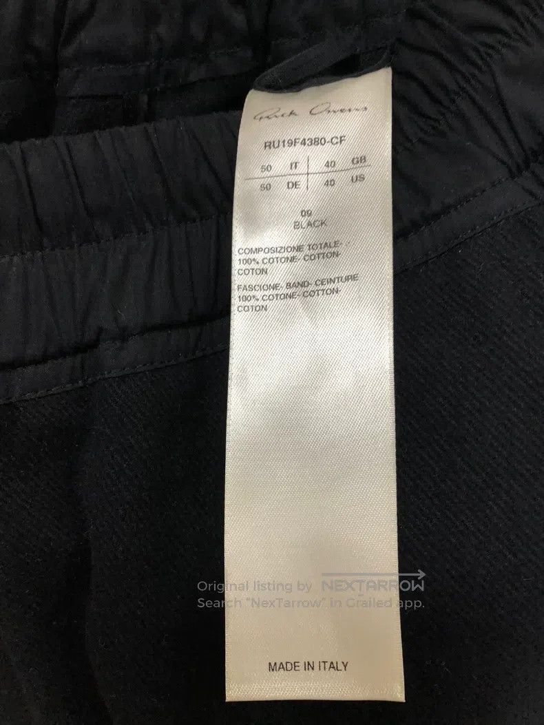 Rick Owens Rick Owens Fw19 Mainline Drawstring Pants Size US 40 / EU 56 - 4 Thumbnail