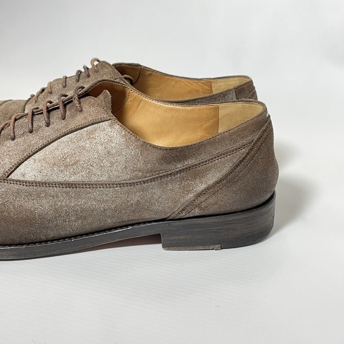 Maison Margiela ‘Mould’ Effect Suede Oxford Shoes Size US 11 / EU 44 - 18 Thumbnail