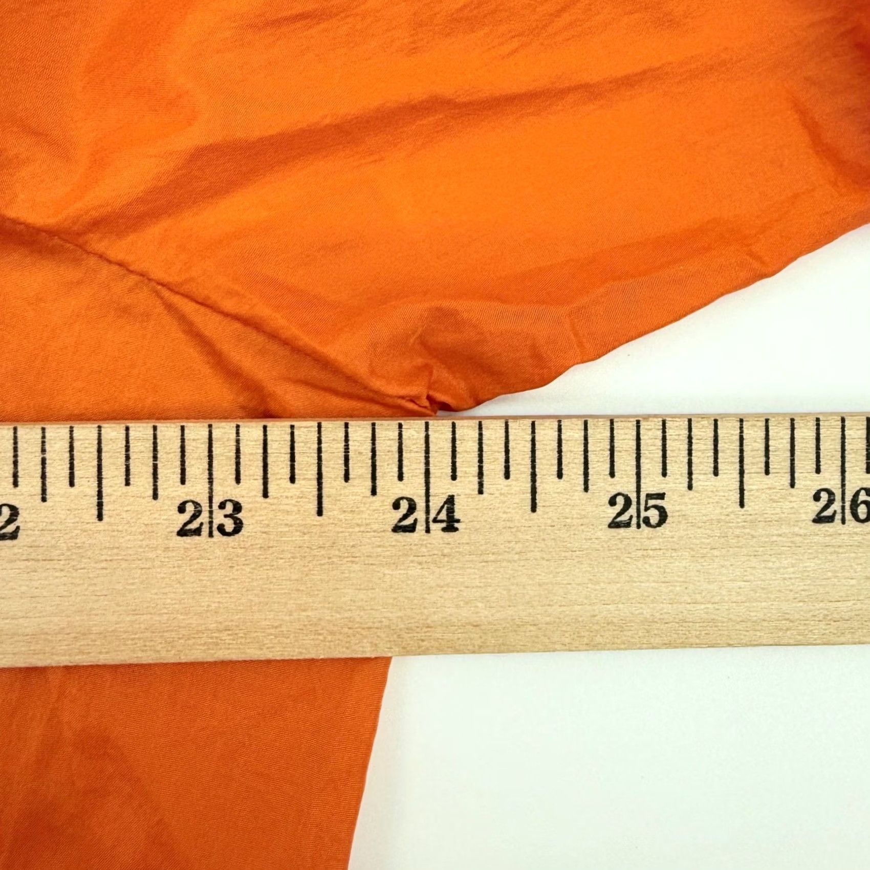 Vintage Zenergy Chico's Jacket Orange Three-Quarter Sleeve Lightweight Nylon Button Front Pocket - Women XL Size XL / US 12-14 / IT 48-50 - 5 Thumbnail