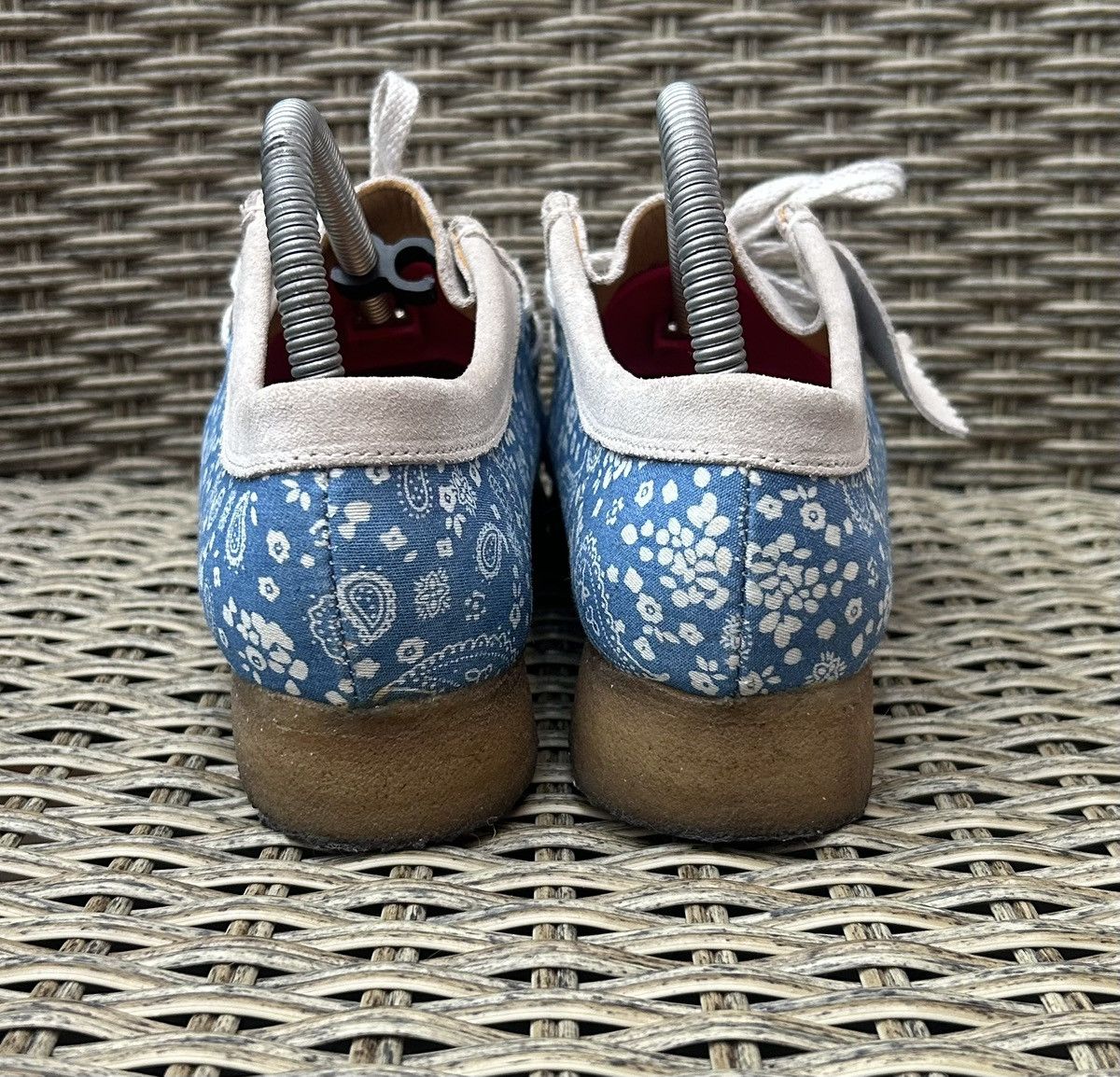 Clarks Clarks Wallabee Paisley Print Suede Moccasin Flats Womens Size US 7 / IT 37 - 6 Thumbnail