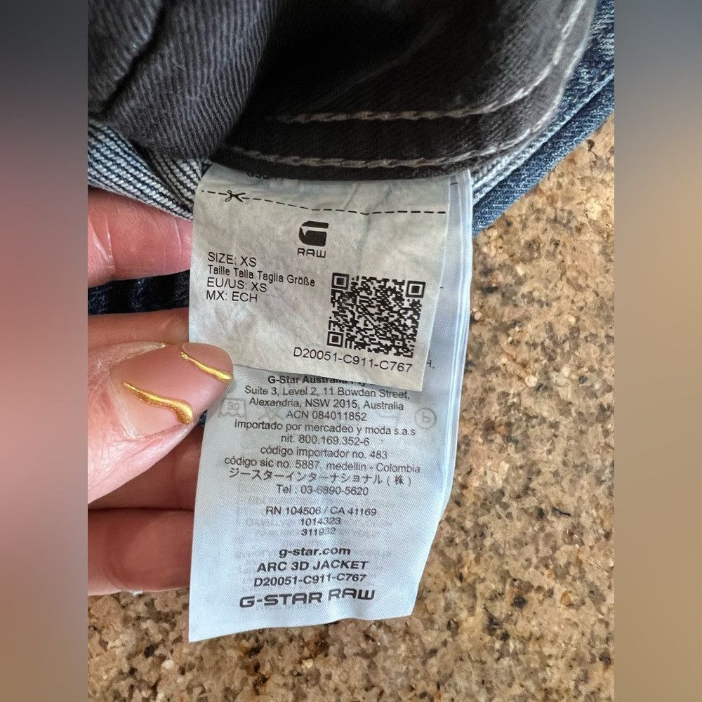 G-Star G-Star RAW Arc 3D Denim Jacket – Faded Santorini – NWT – S Size S / US 4 / IT 40 - 8 Thumbnail