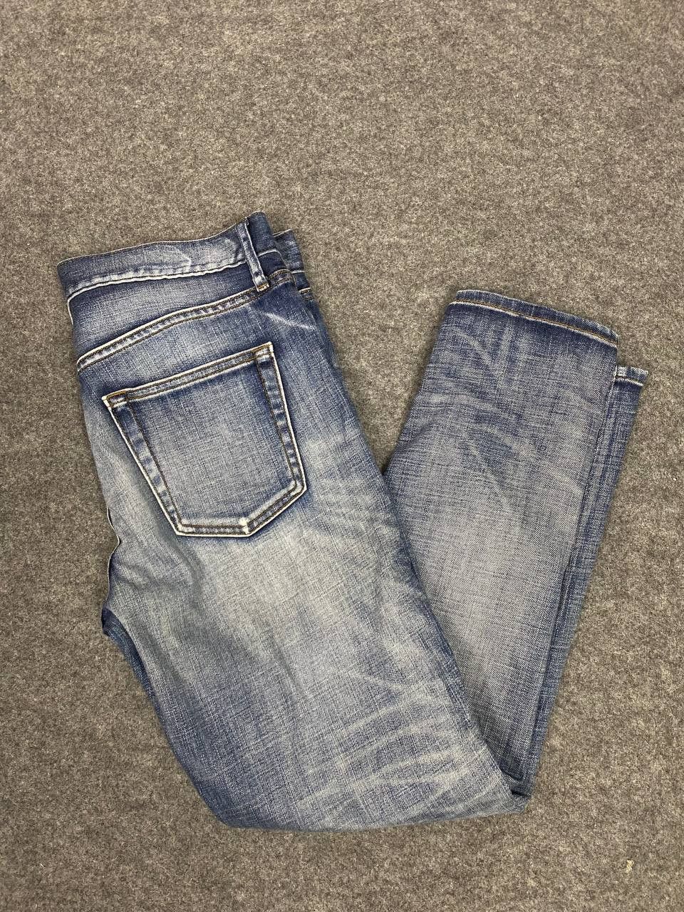 Japanese Brand uniqlo fabric by kaihara japanese brands distressed denim Size US 32 / EU 48 - 2 Thumbnail