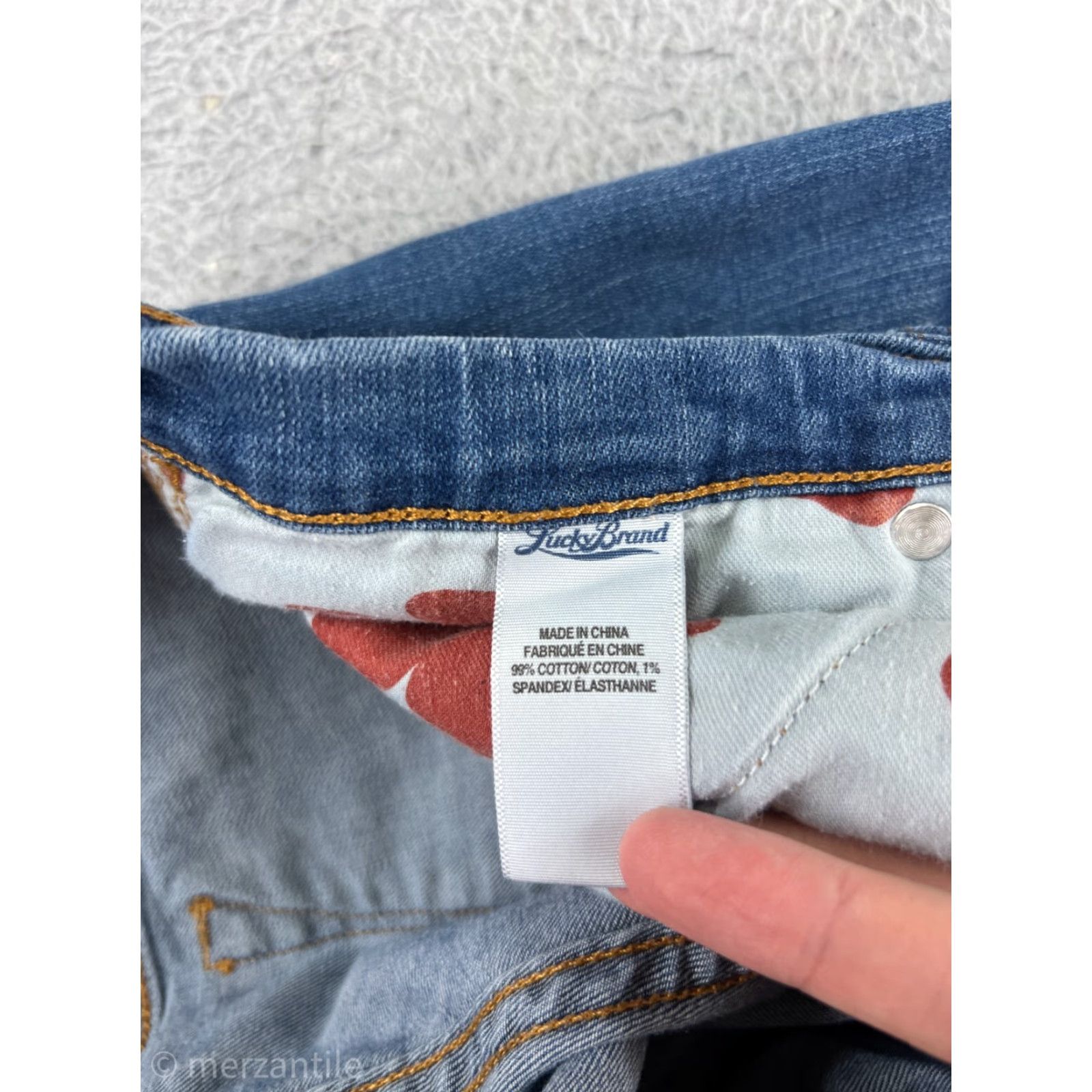 Lucky Brand Lucky Brand Women's Denim Capri Pants Size 28 Blue Cotton Blend Stretch Vintage None Size 28" / US 6 / IT 42 - 5 Thumbnail