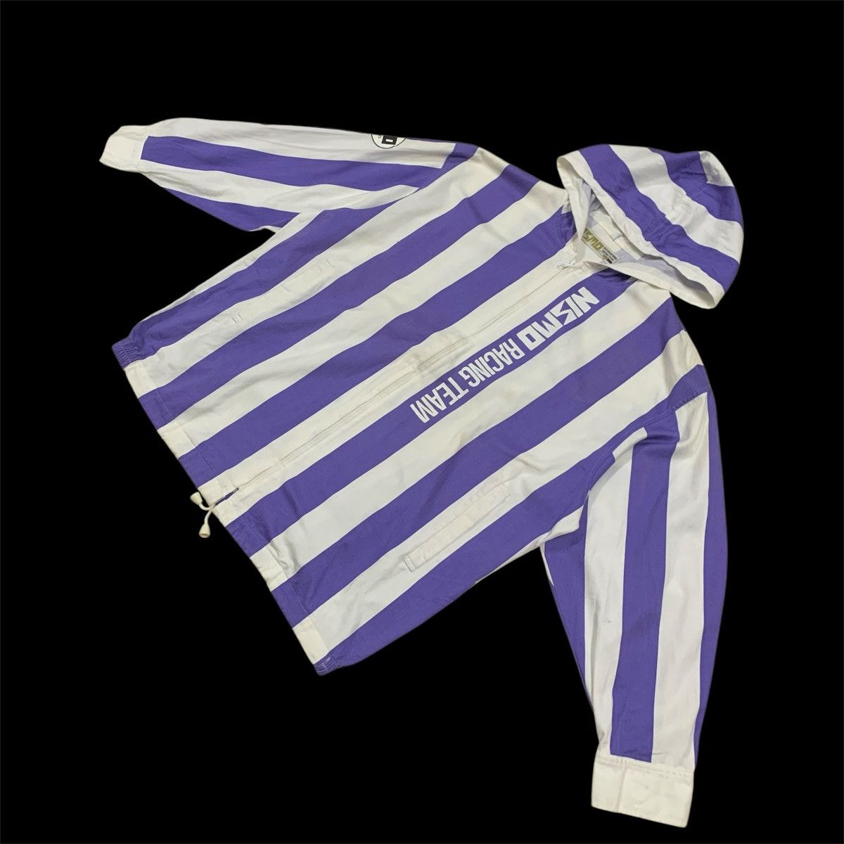 Japanese Brand Vtg NISMO International Racing Team Striped Hoodie Size US M / EU 48-50 / 2 - 4 Thumbnail