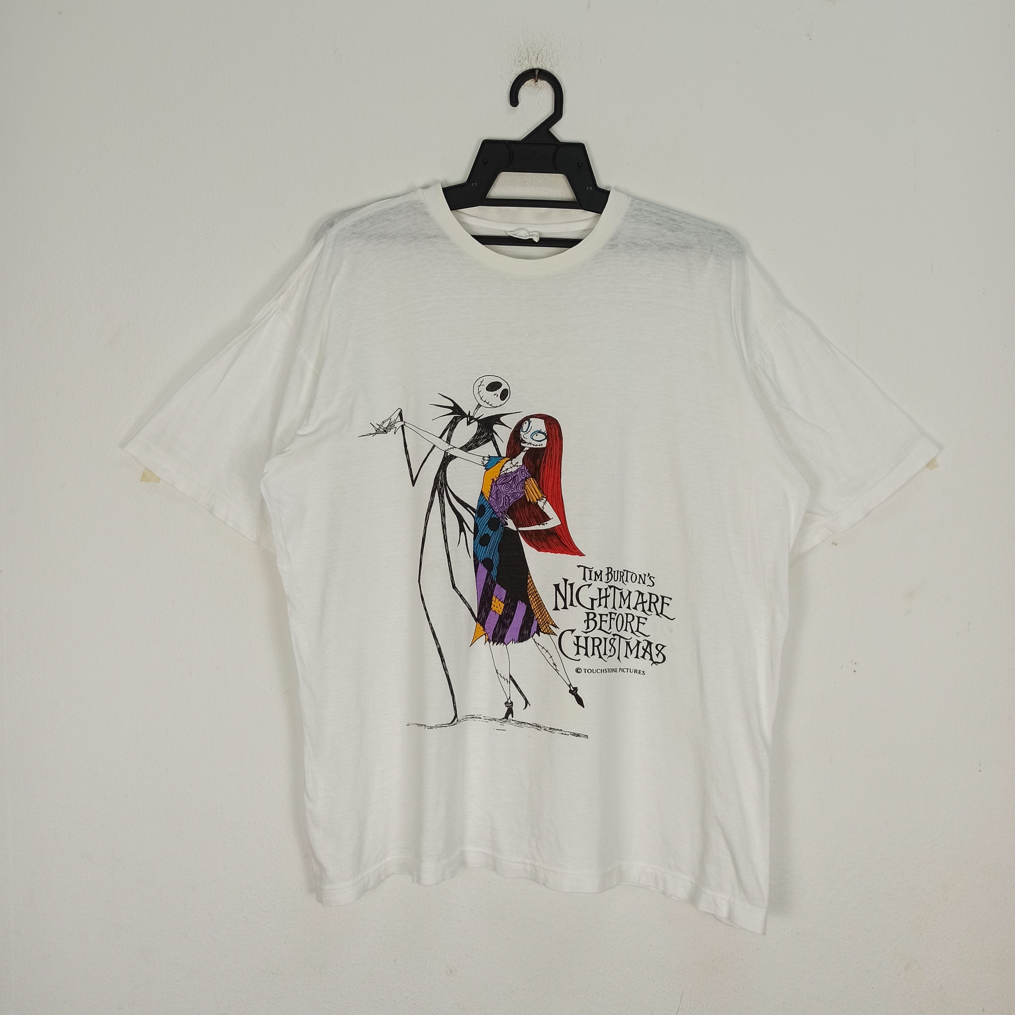 Japanese Brand Vintage Asia SEGA Tim Burton's Nightmare Before Christmas Size US L / EU 52-54 / 3 - 1 Thumbnail