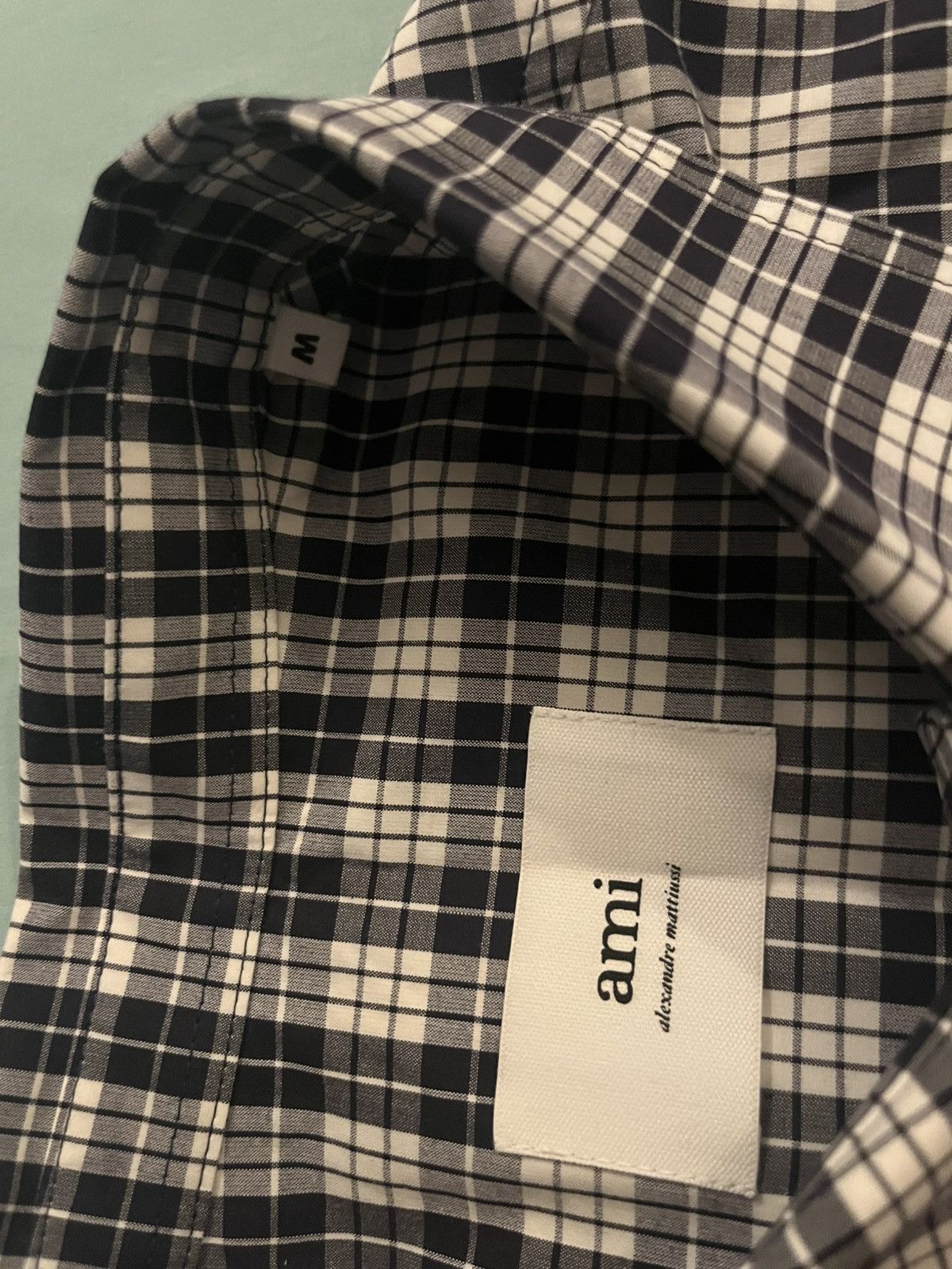 AMI AMI PARIS CHECK-PATTERN SHIRT Size US M / EU 48-50 / 2 - 3 Thumbnail