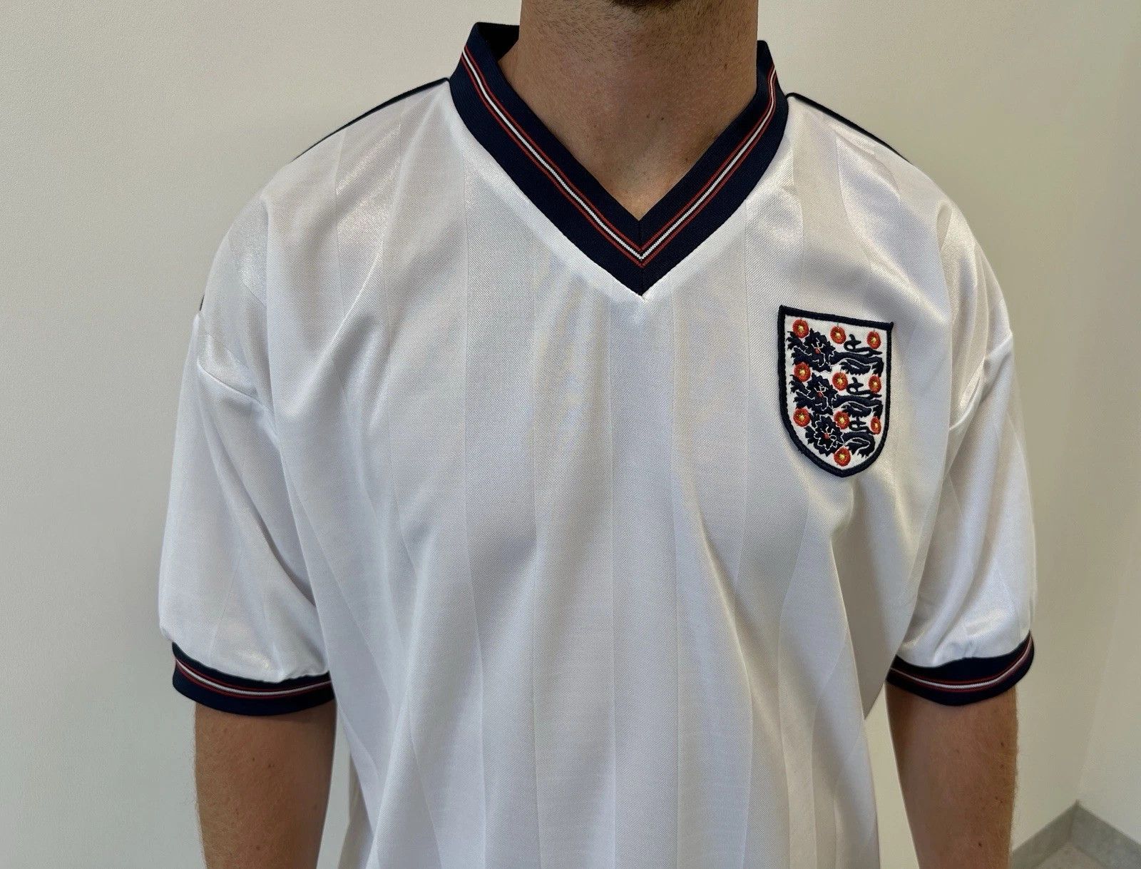 Vintage Score Draw National England 1970 Home Jersey Soccer Football Size US XL / EU 56 / 4 - 2 Thumbnail