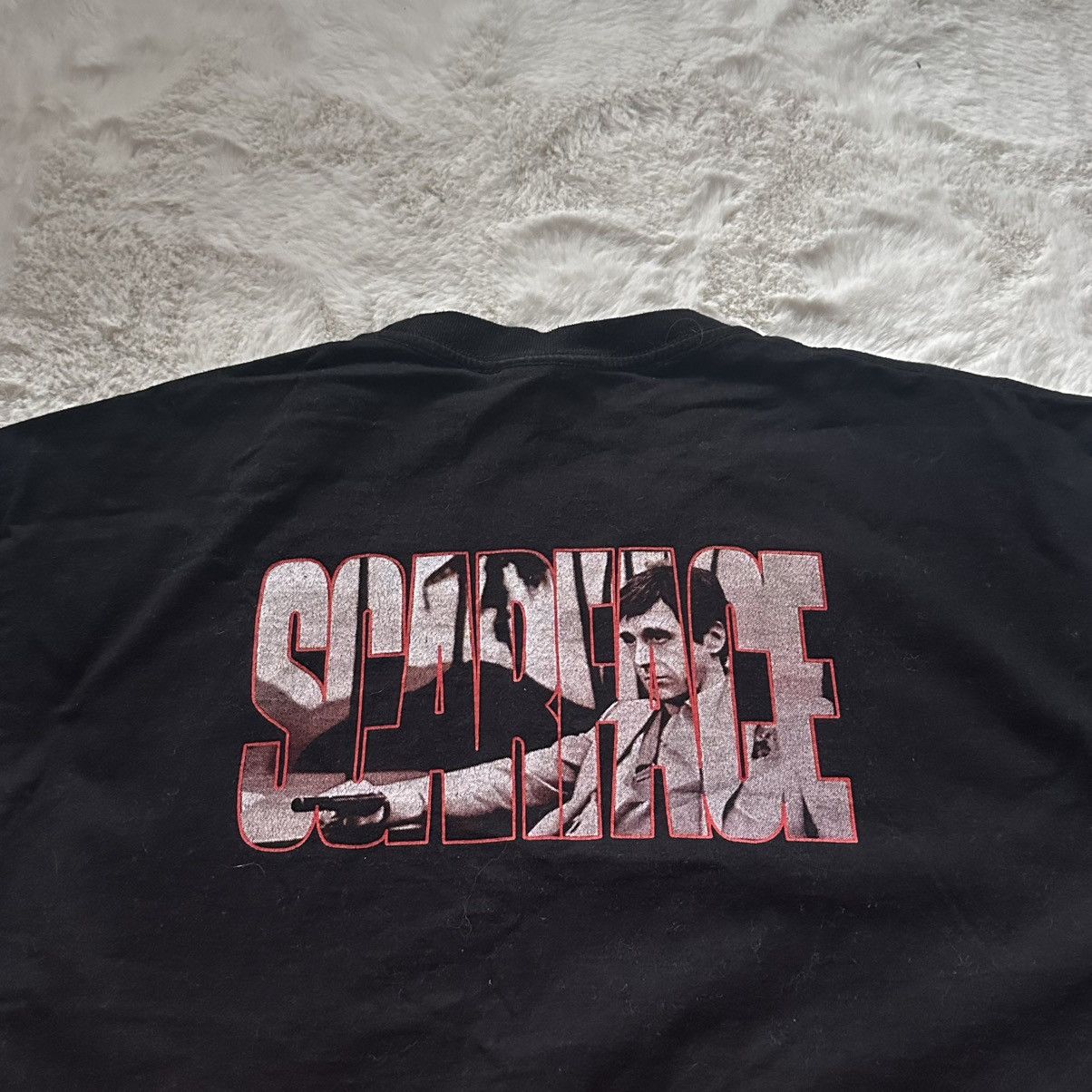 Vintage vintage scarface tee Size US L / EU 52-54 / 3 - 6 Thumbnail
