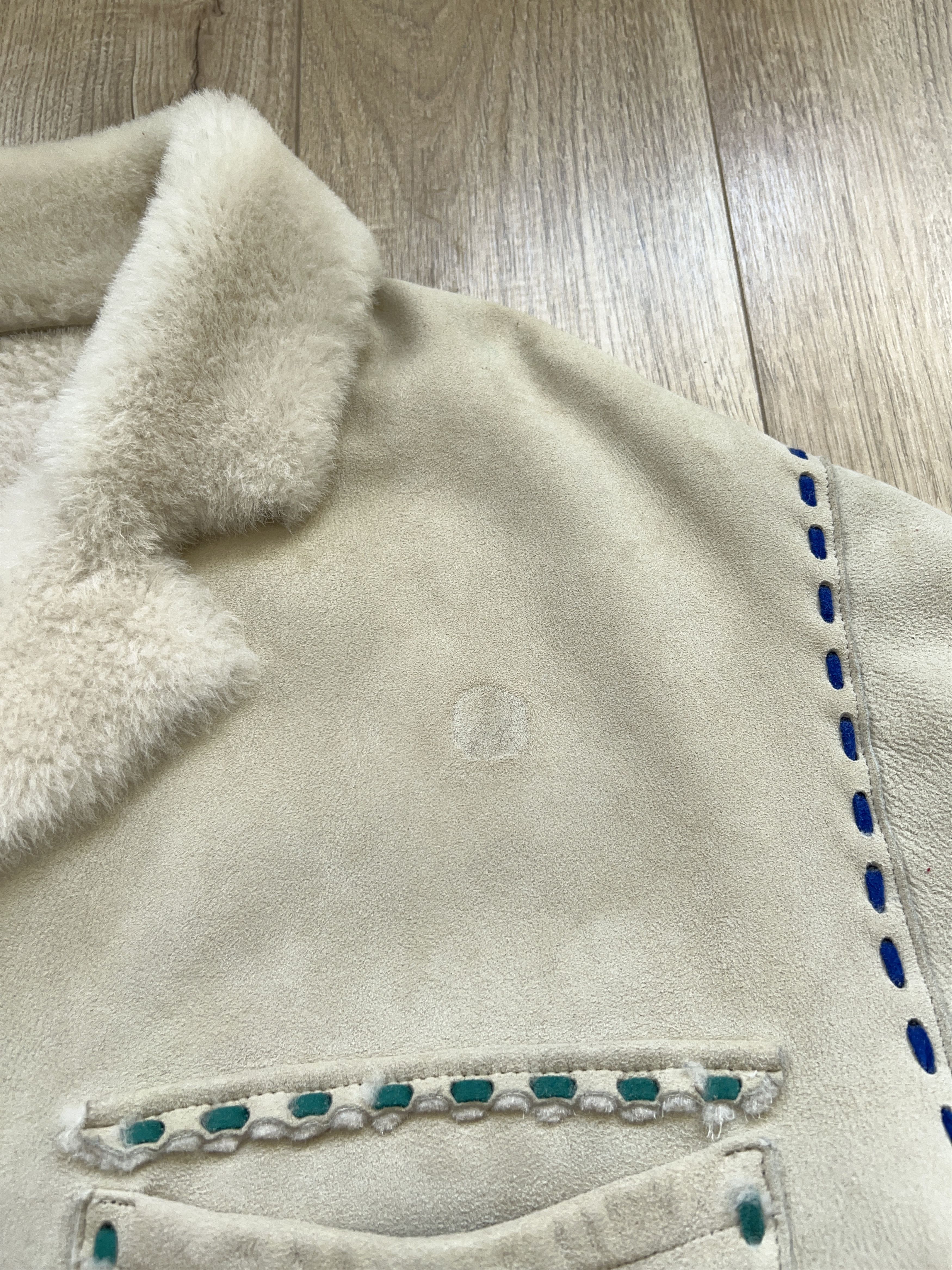 Designer × Jean Charles De Castelbajac Unique Castelbajac Tricot Sheepskin Coat Jacket Shearling Size M / US 6-8 / IT 42-44 - 6 Thumbnail