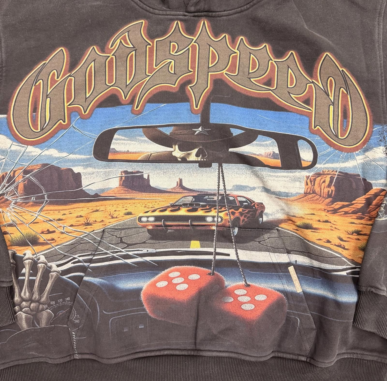 Godspeed Godspeed Black Wash On The Run II Hoodie Size US S / EU 44-46 / 1 - 2 Thumbnail