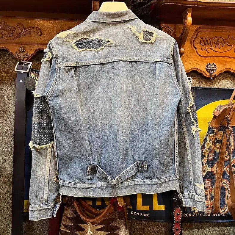 RRL Ralph Lauren RRL Ralph Lauren Piggy's discontinued denim jacket Size US L / EU 52-54 / 3 - 2 Thumbnail