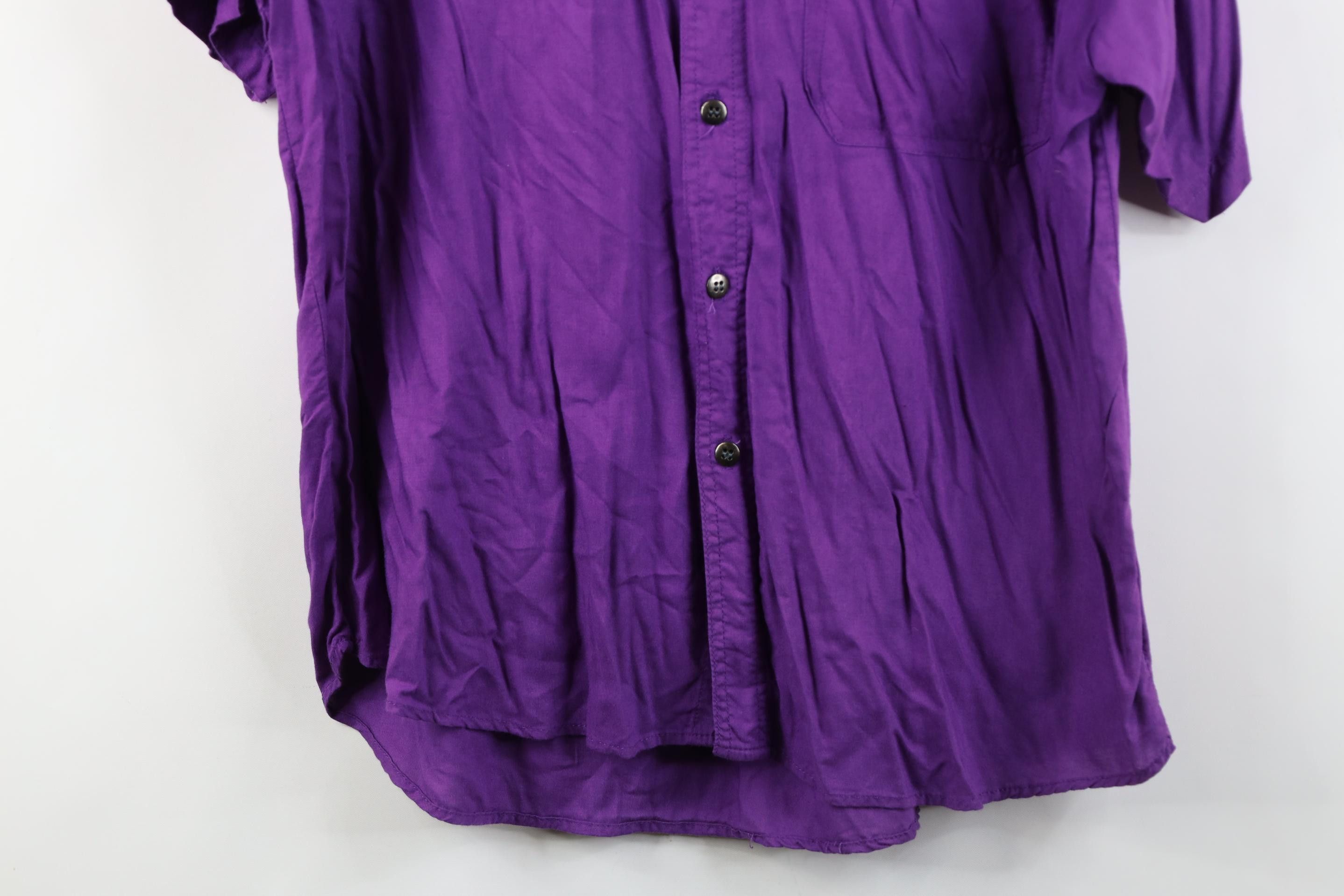 Vintage Vintage 90s Streetwear Short Sleeve Collared Button Shirt Size US L / EU 52-54 / 3 - 3 Thumbnail