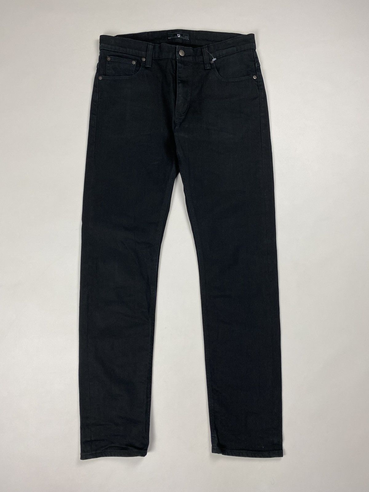 Uniqlo black fashion jeans