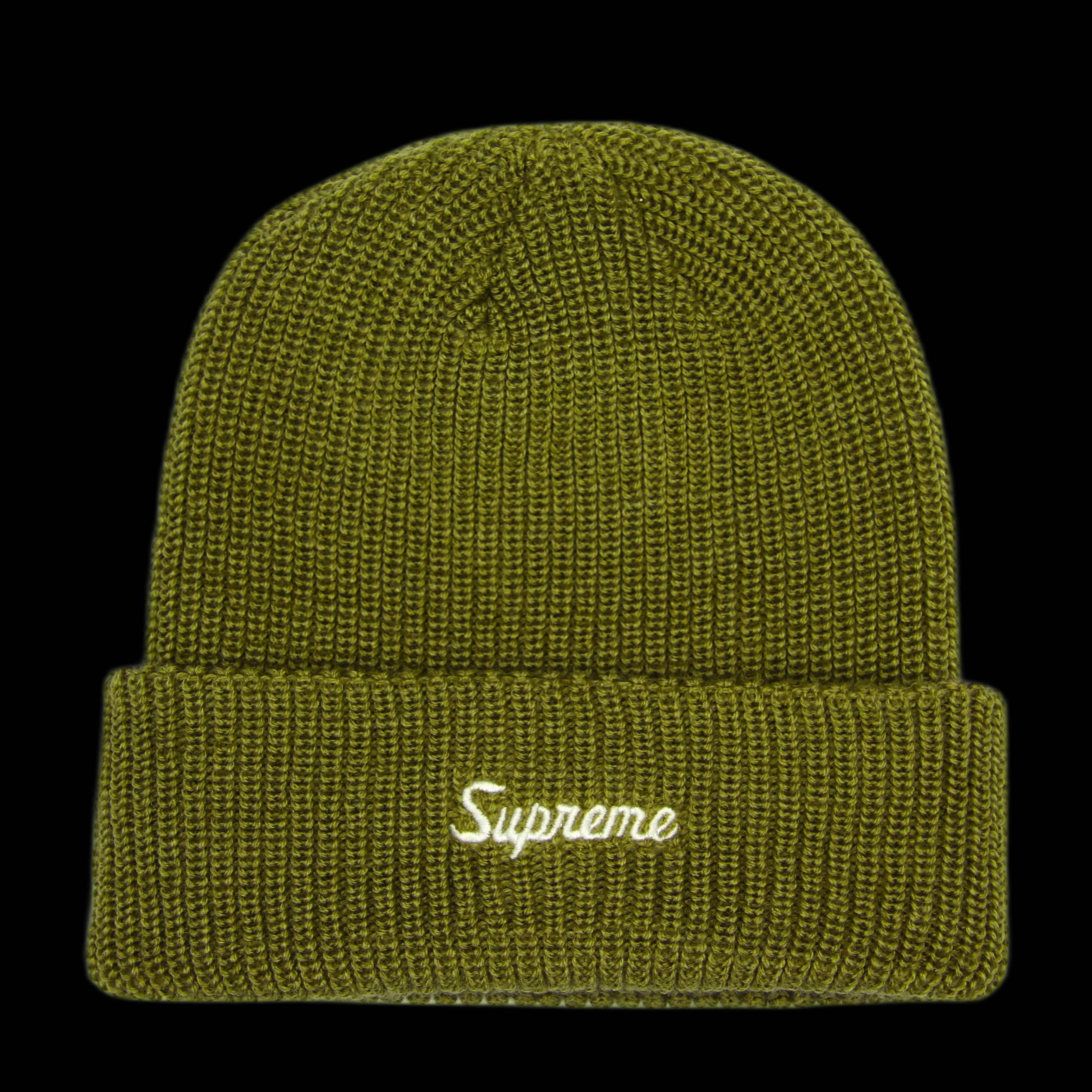 帽子 Supreme Rainbow Loose Gauge Beanie Olive Supreme Rainbow Loose Gauge Beanie (FW24) - $40