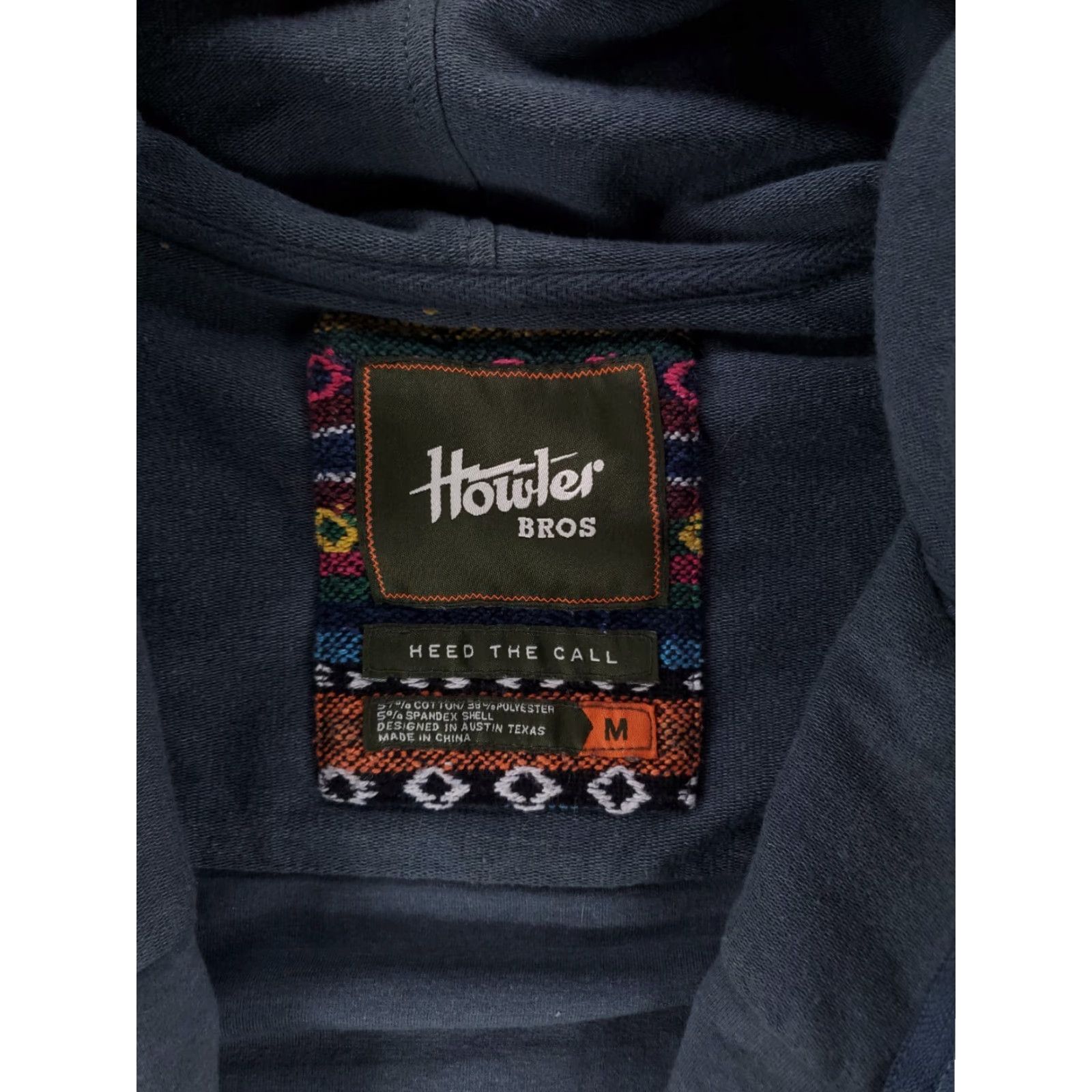 Howler Brothers Howler Bros Shaman Hoodie Full Zip Jacket Aztec Southwest Green Mens M Size US M / EU 48-50 / 2 - 4 Thumbnail