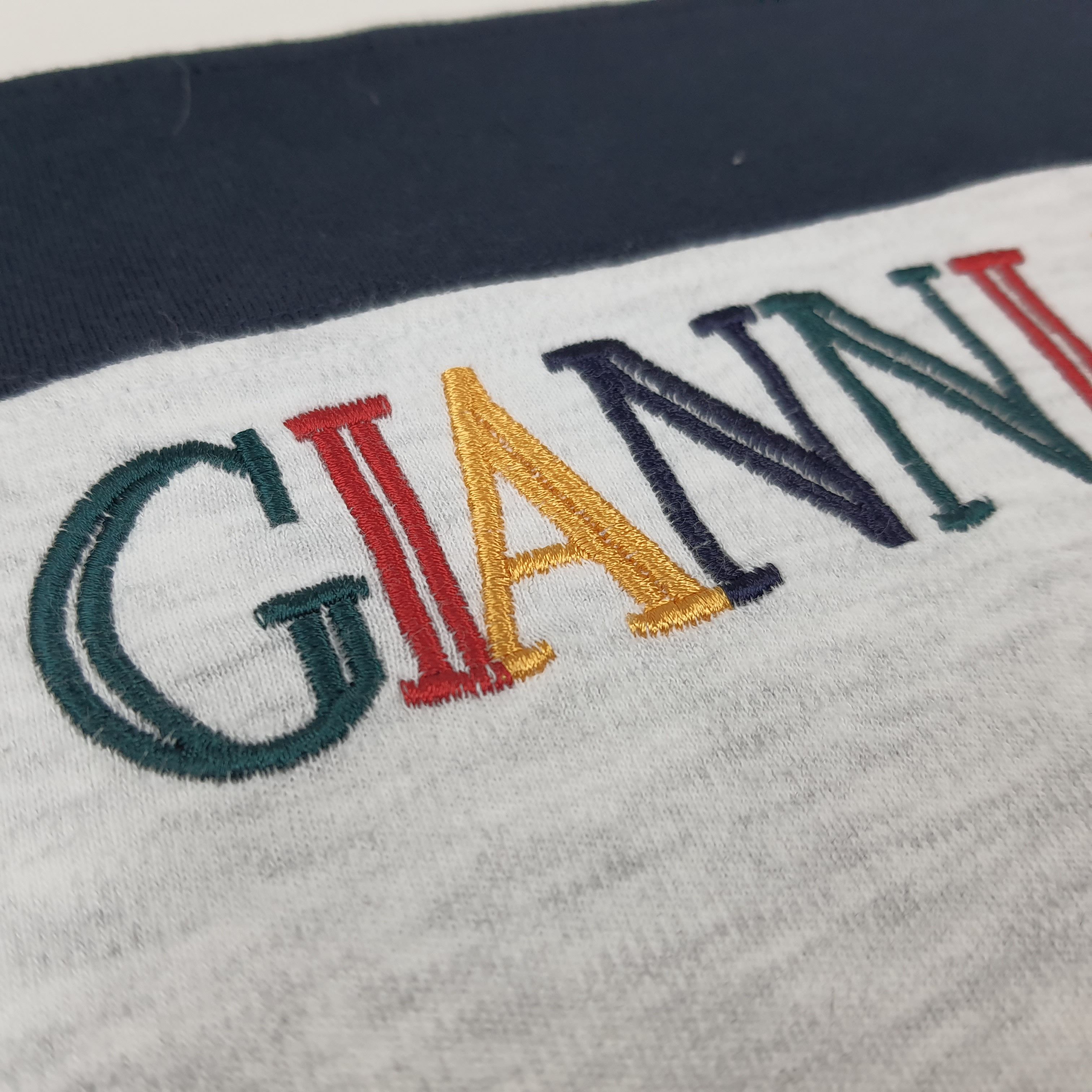 Gianni Valentino × Vintage Vintage Gianni Valentino Italy Spell Out Tshirt C219N25 Size US XXL / EU 58 / 5 - 3 Thumbnail