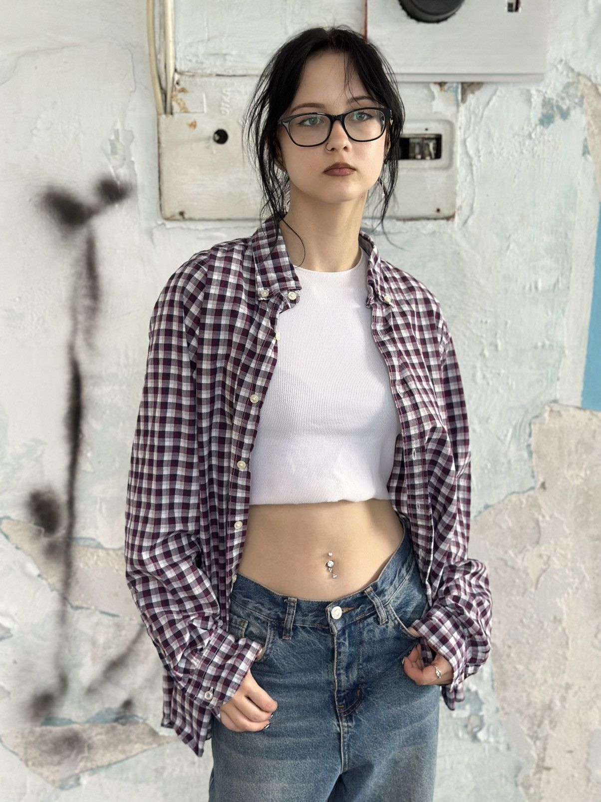 Tommy Hilfiger VTG Tommy Hilfiger Checked Shirt Size L Y2K 00s Old Money Size US L / EU 52-54 / 3 - 1 Thumbnail