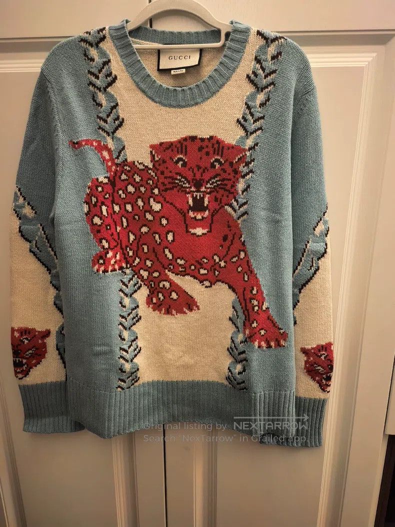 Gucci Gucci Tiger pattern sweater Size US S / EU 44-46 / 1 - 1 Thumbnail
