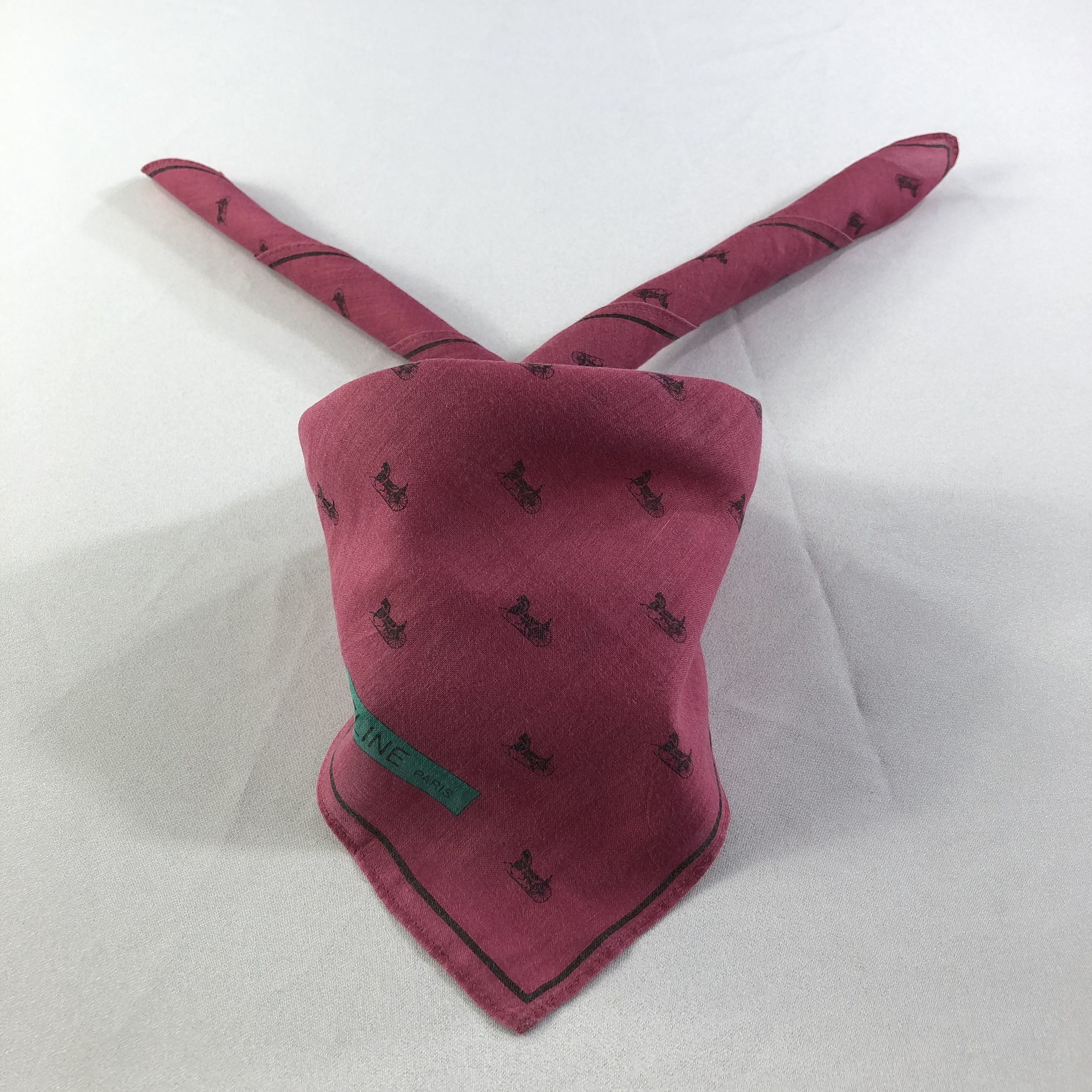 Celine Celine Carriages Handkerchief Neckerchief Bandana H1542 Size ONE SIZE - 1 Thumbnail