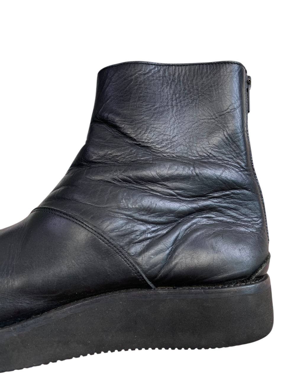 Lad Musician Lad Musician Back Zipper Leather Ankle Boots Size US 11.5 / EU 44-45 - 17 Thumbnail