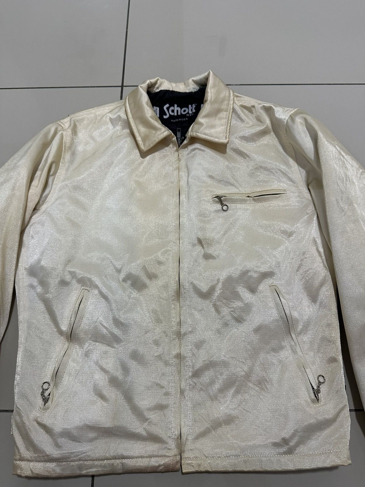 Schott Schoot NYC Bikers Jacket Design made in USA Size US M / EU 48-50 / 2 - 7 Thumbnail