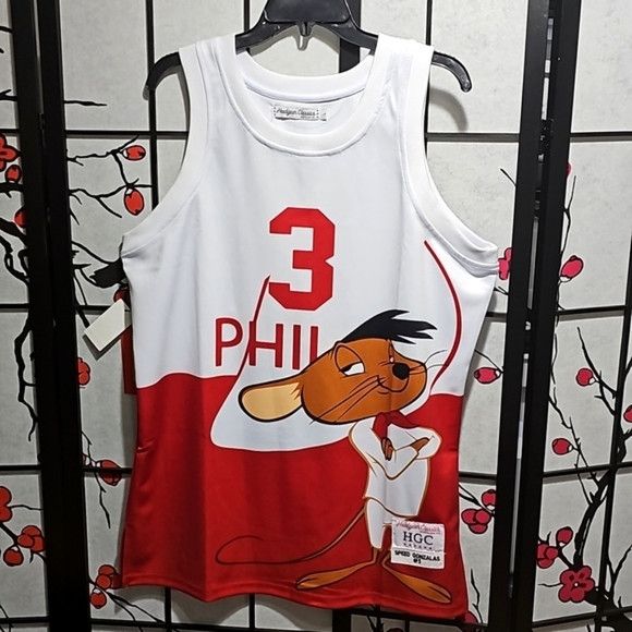 Other Phila Speedy Gonzales Basketball Jersey Size Large NWT Size US L / EU 52-54 / 3 - 1 Thumbnail