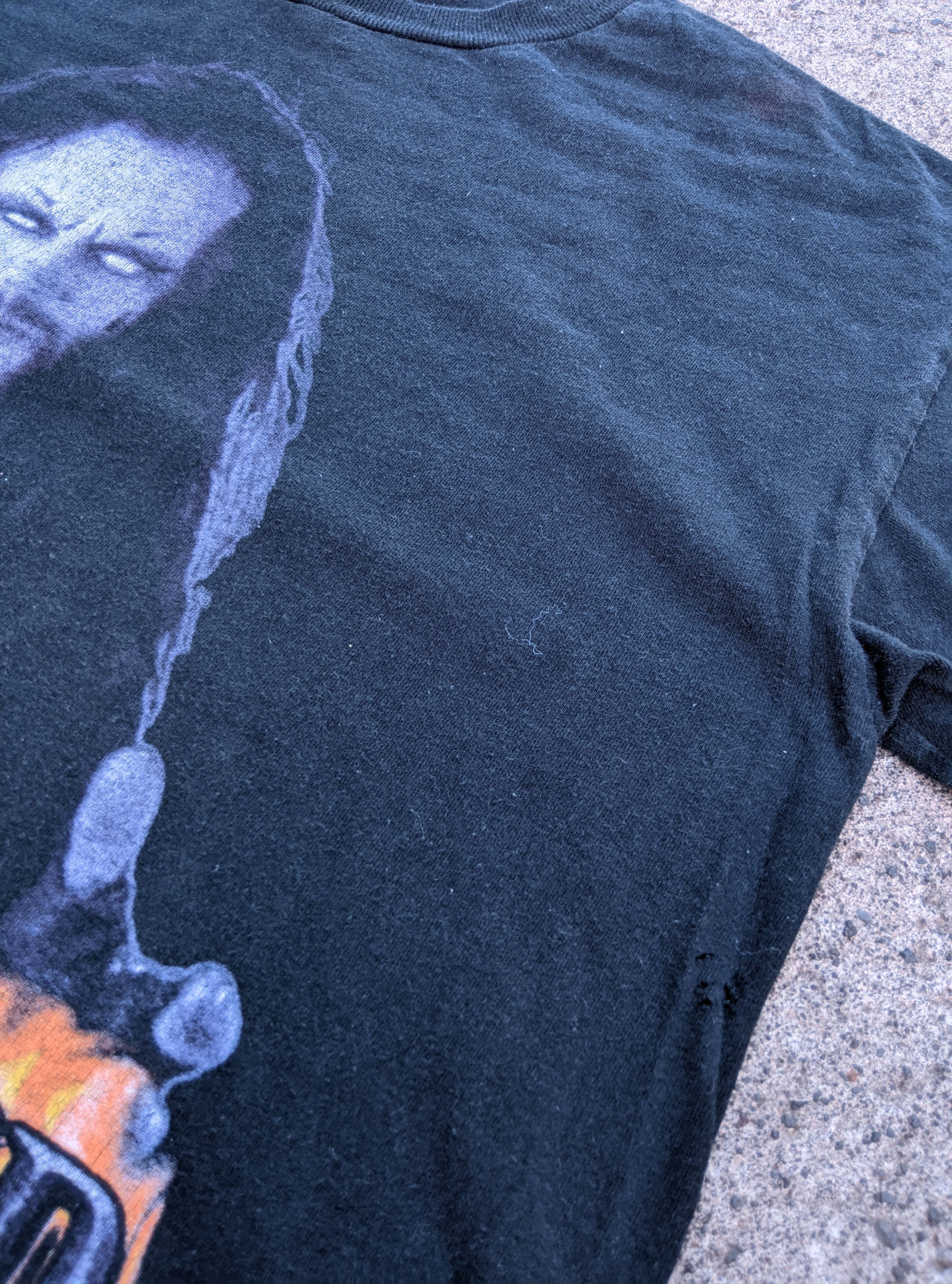 Vintage Vtg 1998 thrashed undertaker wwf wwe erd distressed Size US L / EU 52-54 / 3 - 8 Thumbnail