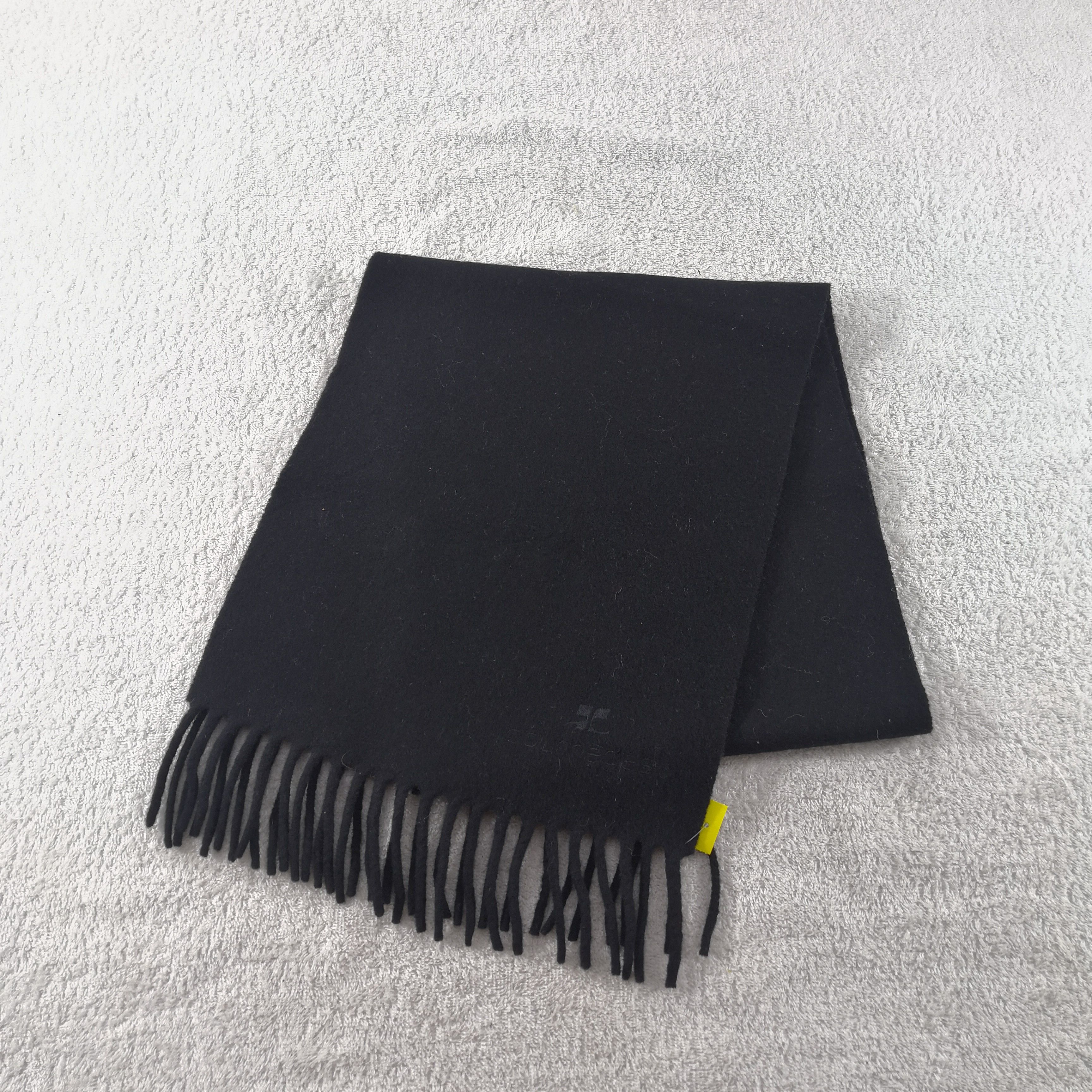 Courreges Vintage Courreges Scarf Wool Cashmere Scarves. Size ONE SIZE - 3 Thumbnail