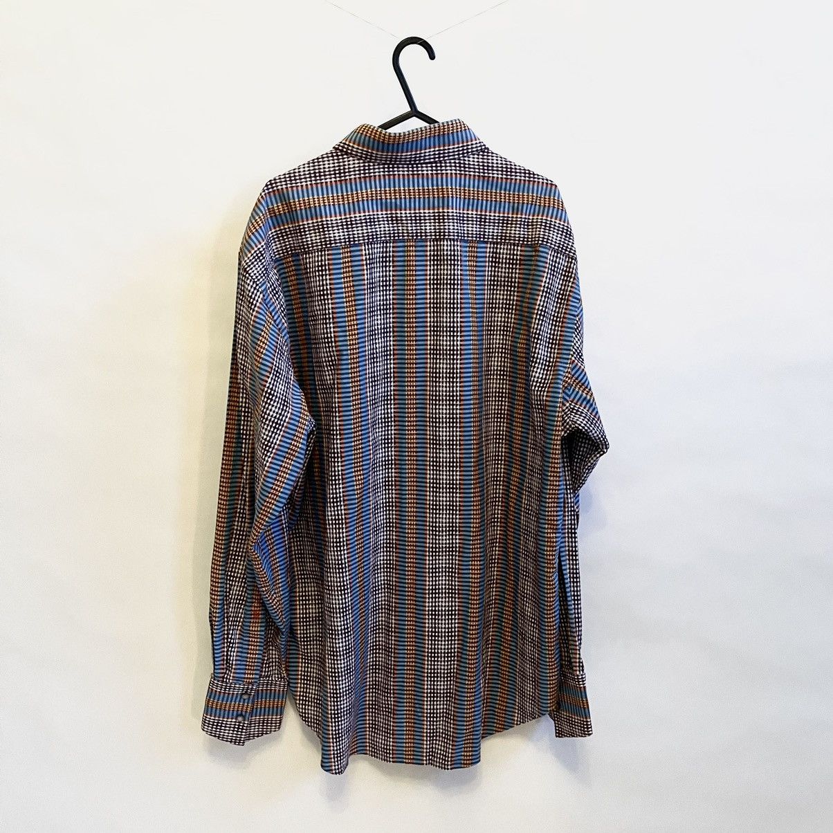Robert Graham Multi-coloured Plaid Long-sleeve Shirt Size US L / EU 52-54 / 3 - 3 Thumbnail