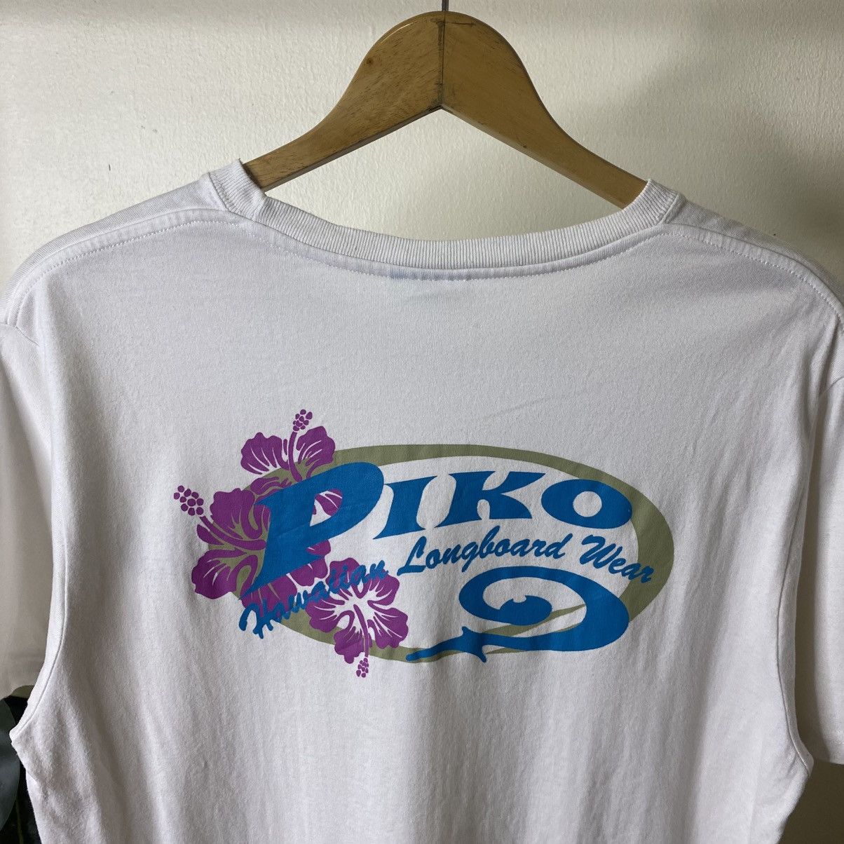 Vintage Y2K Piko Surf Big Back Graphic T Shirt Surfing Style Size US M / EU 48-50 / 2 - 2 Thumbnail
